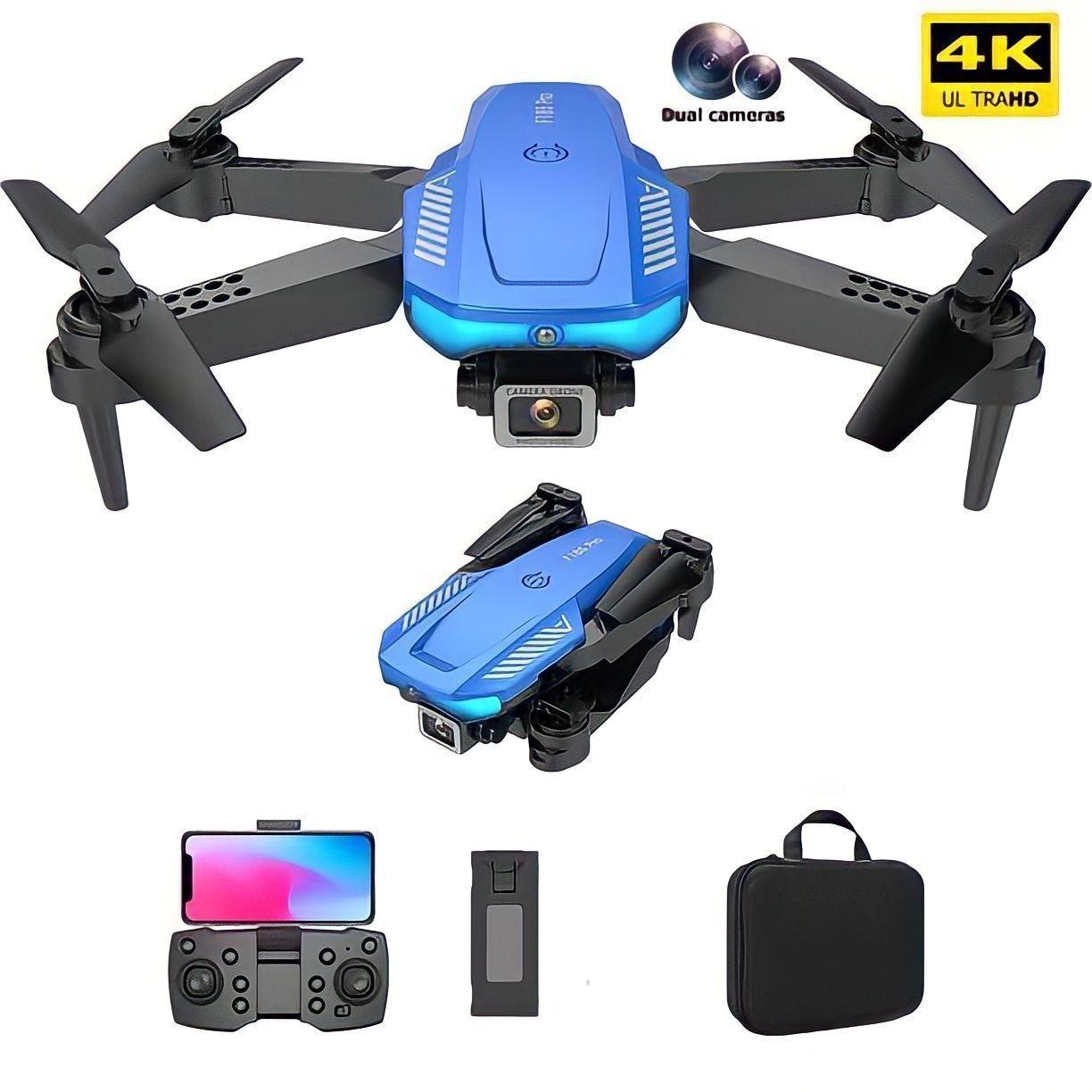Dron Wifi Plegable 4K Doble Cámara Recargable Via Usb-1