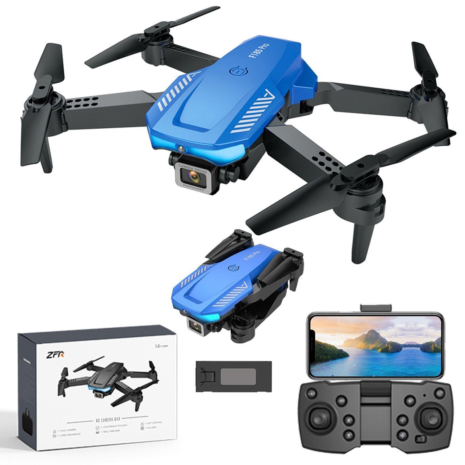 Dron Wifi Plegable 4K Doble Cámara Recargable Via Usb-4