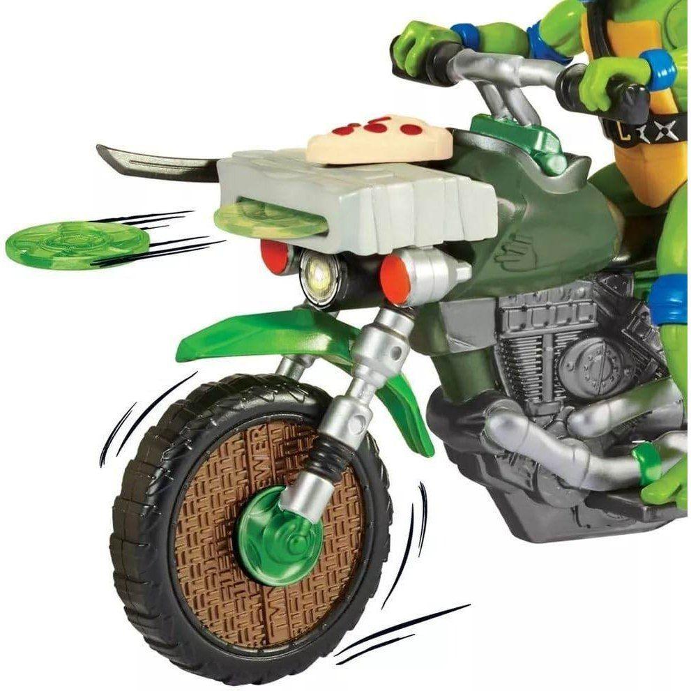 SET TORTUGAS NINJA LEONARDO NINJA KICK CYCLE-2