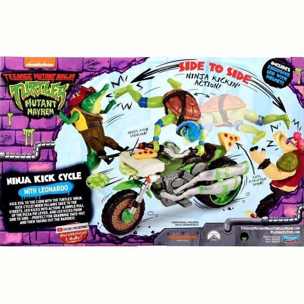 SET TORTUGAS NINJA LEONARDO NINJA KICK CYCLE-4