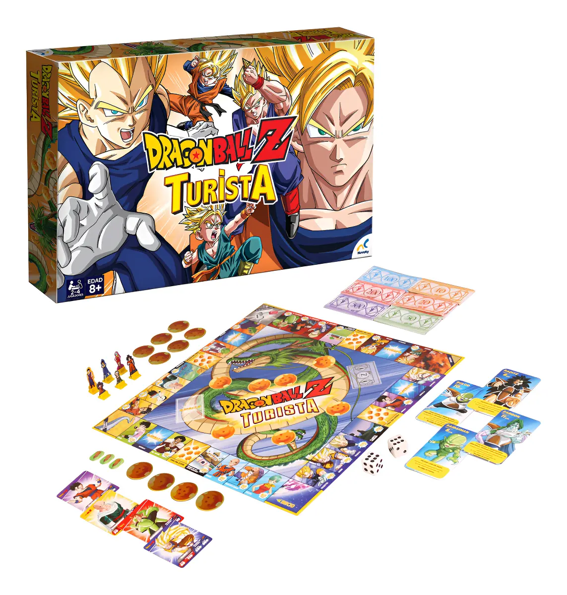 JUEGO DE MESA TURISTA DRAGON BALL Z-4