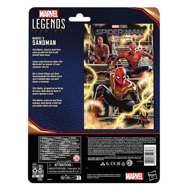 FIGURA DE ACCI N MARVEL SPIDERMAN LEGENDS SERIES SANDMAN-6