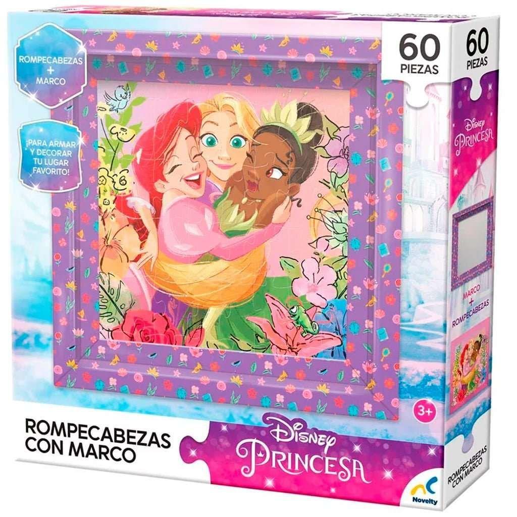 Rompecabezas Infantil Con Marco Princesas De 60 Piezas-3