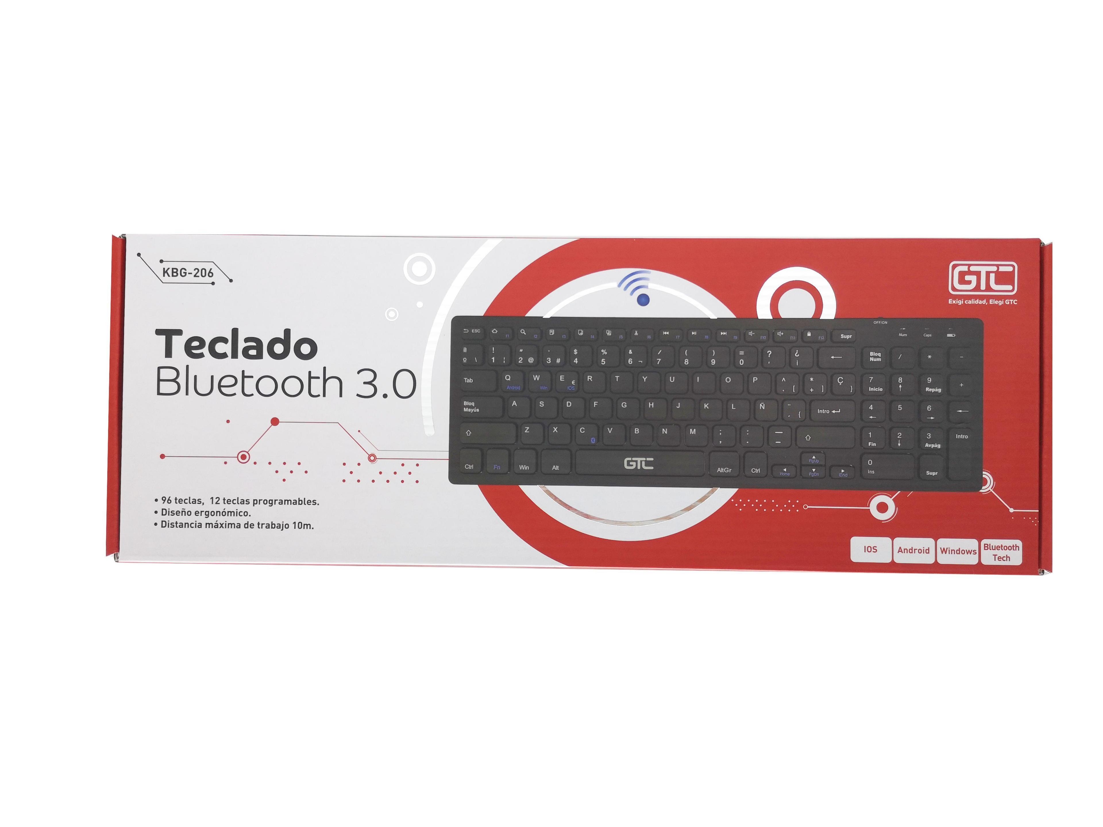 Teclado bluetooth KBG-206-3