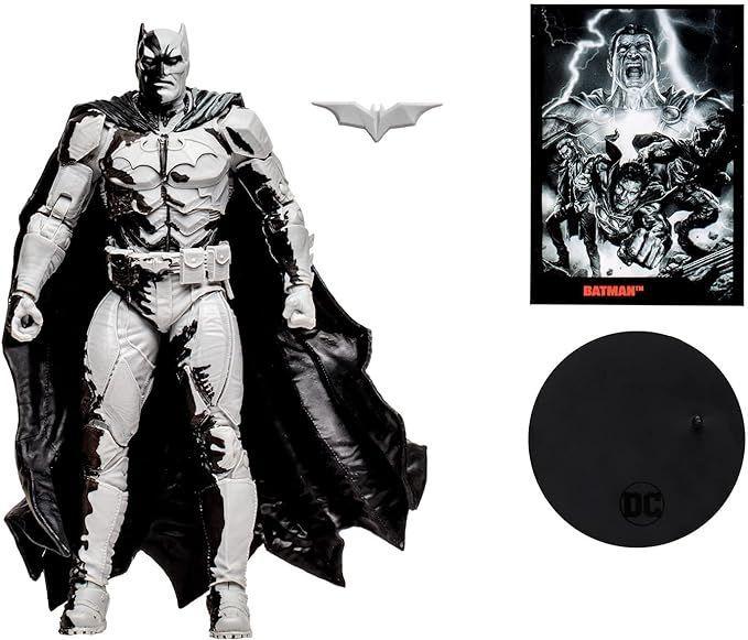 Figura Acción The Batman Con Comic 7 Pulgada Black Adán-6