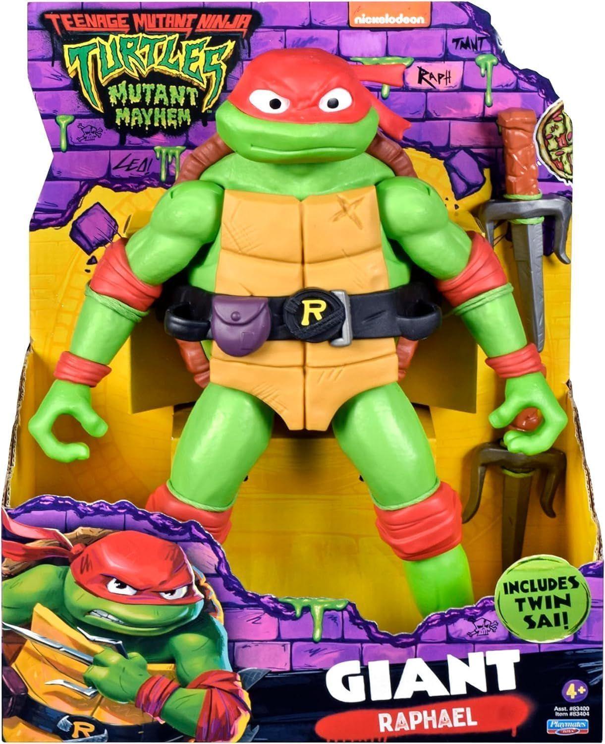 Tortugas Ninja Mutant Mayhem Raphael Gigante 30cm Playmates-0
