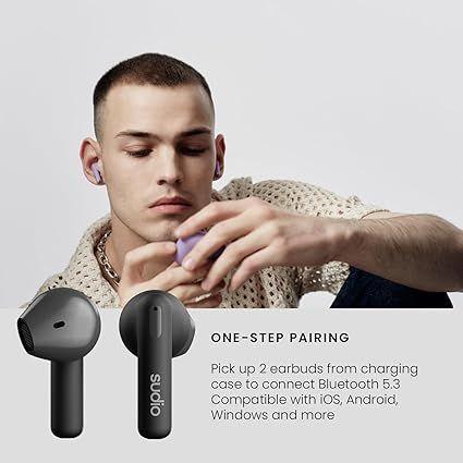 Audífonos Sudio Premium Line Earphones A1 TWS MIDNIGHT BLACK-6