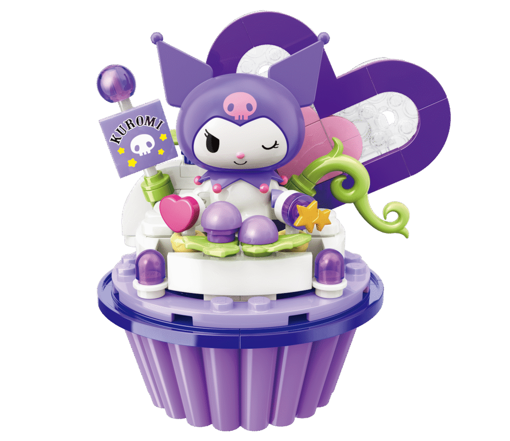 Set de bloques Kuromi Cupcake Sanrio Keeppley K20817-0