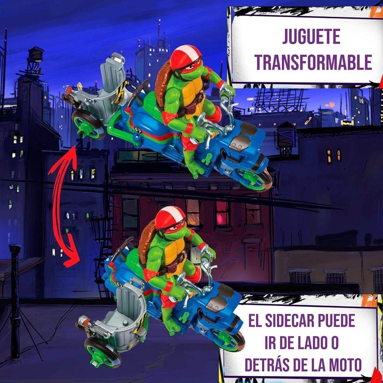 SET TORTUGAS NINJA RAPHAEL NINJA KICK CYCLE-4