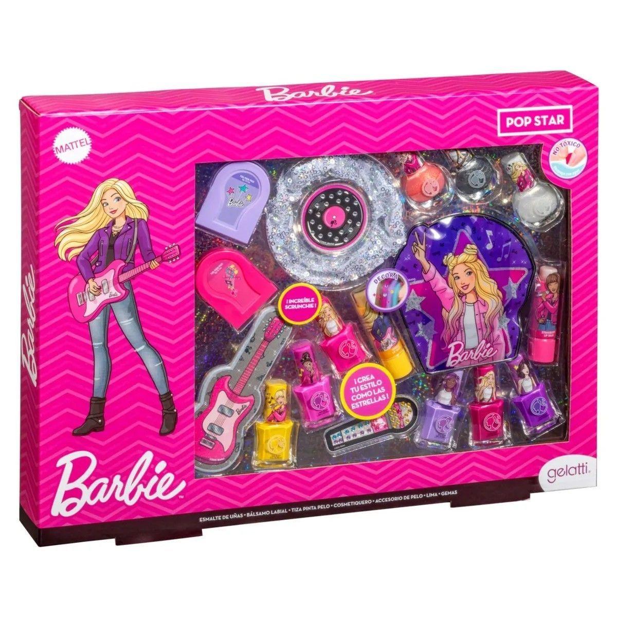Set Barbie 9 Esmaltes Pinta Pelo Scrunchie-0