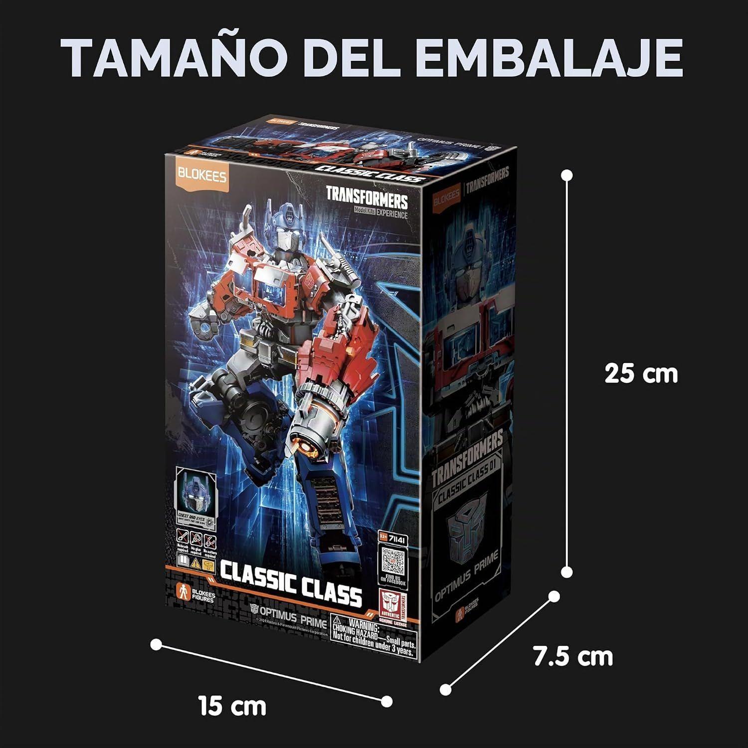 Figura Optimus Prime Transformers Classic Class 01 Blokees-6