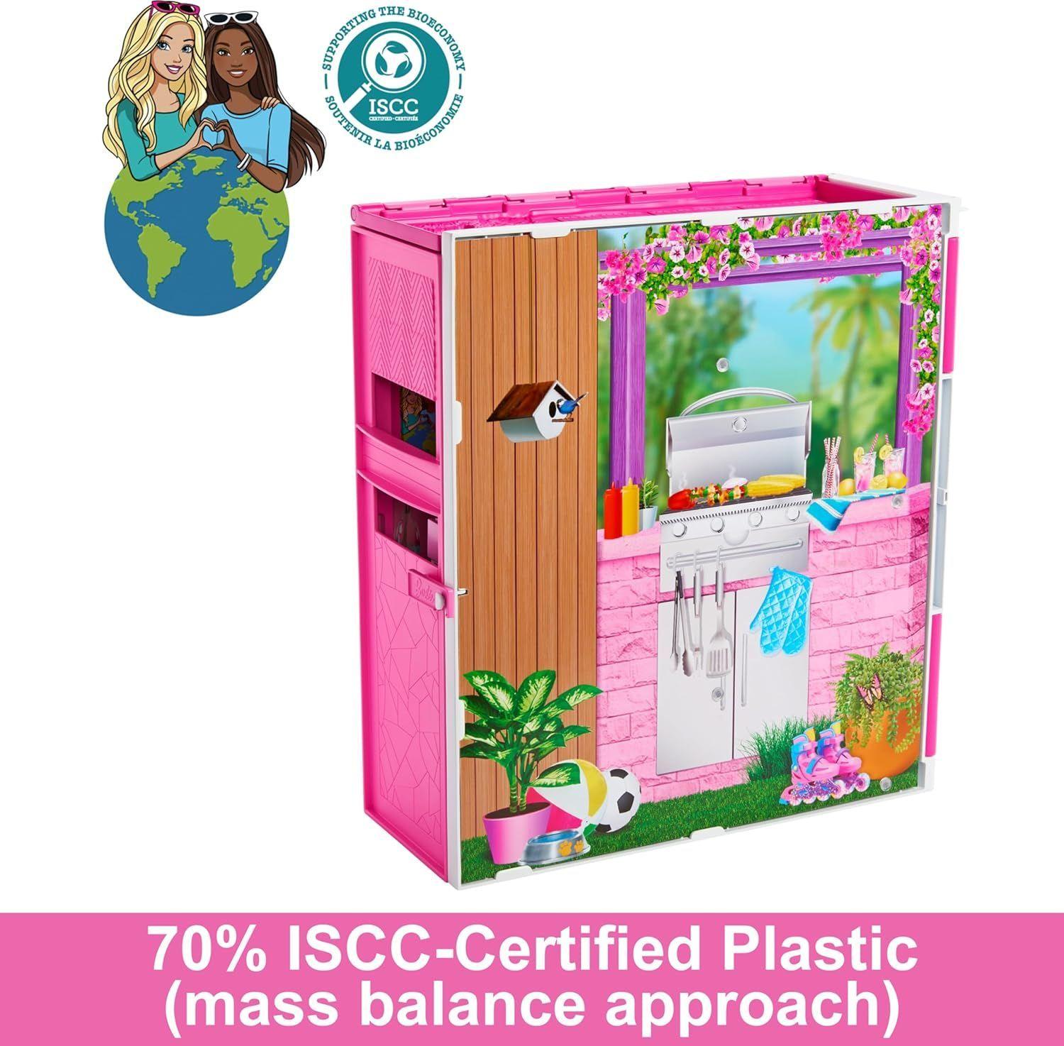 Barbie Casa de Muñecas Glam con Muñeca Juego de 360 Grados-2