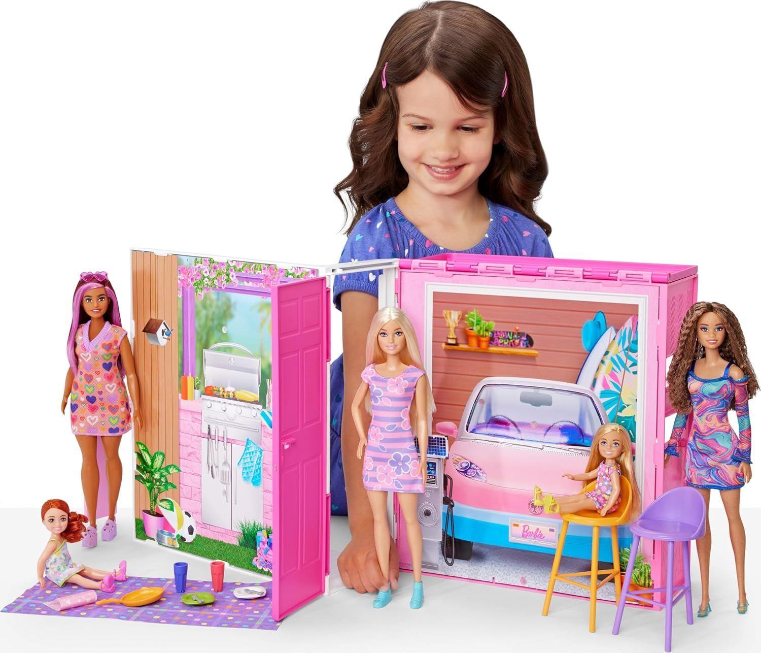 Barbie Casa de Muñecas Glam con Muñeca Juego de 360 Grados-5