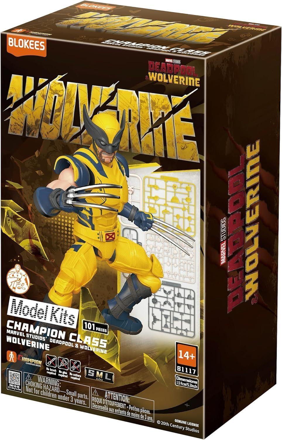 Marvel Deadpool Wolverine Champion Class 05 Wolverine Blokees-7