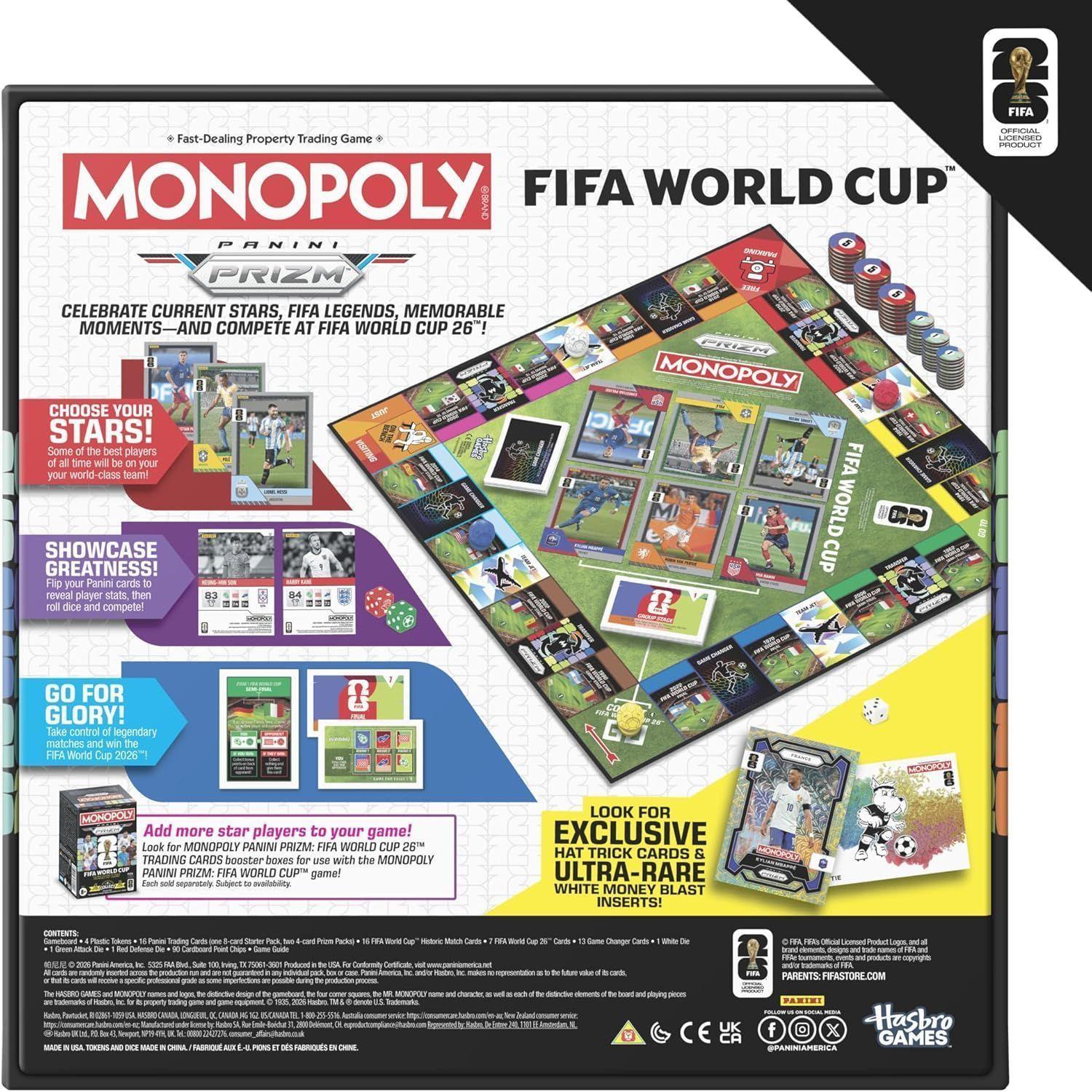 Juego de Mesa Monopoly Panini Prizm Copa Mundial-9