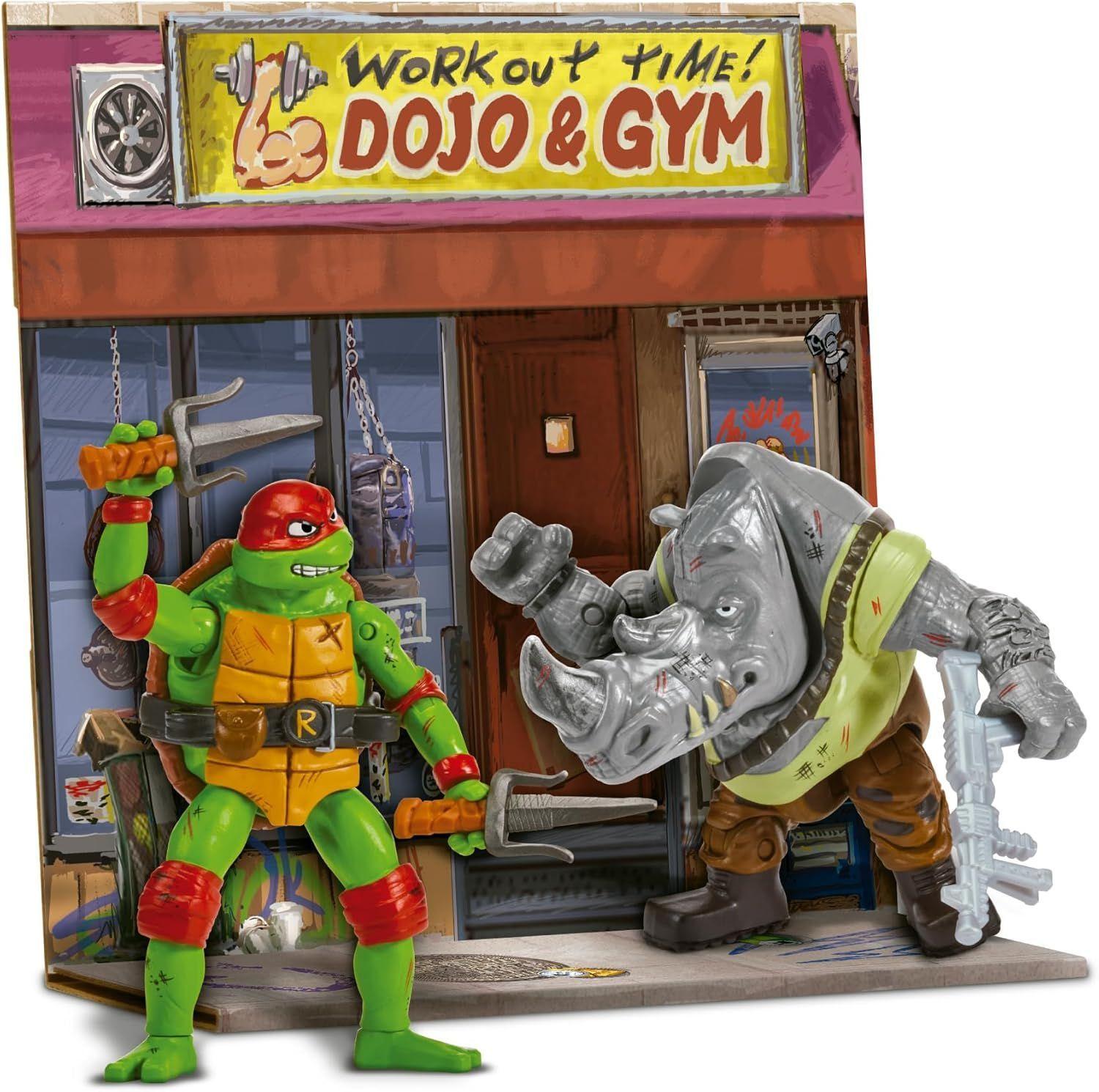 Tortugas Ninja Adolescente Battle Pack Raphael Vs Rocksteady-2