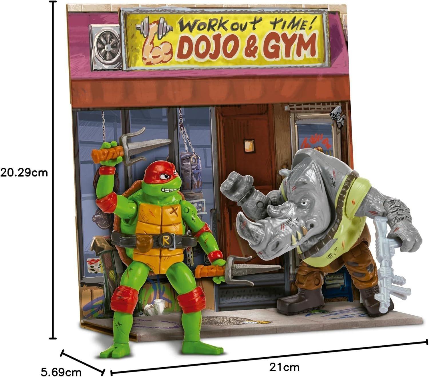Tortugas Ninja Adolescente Battle Pack Raphael Vs Rocksteady-5