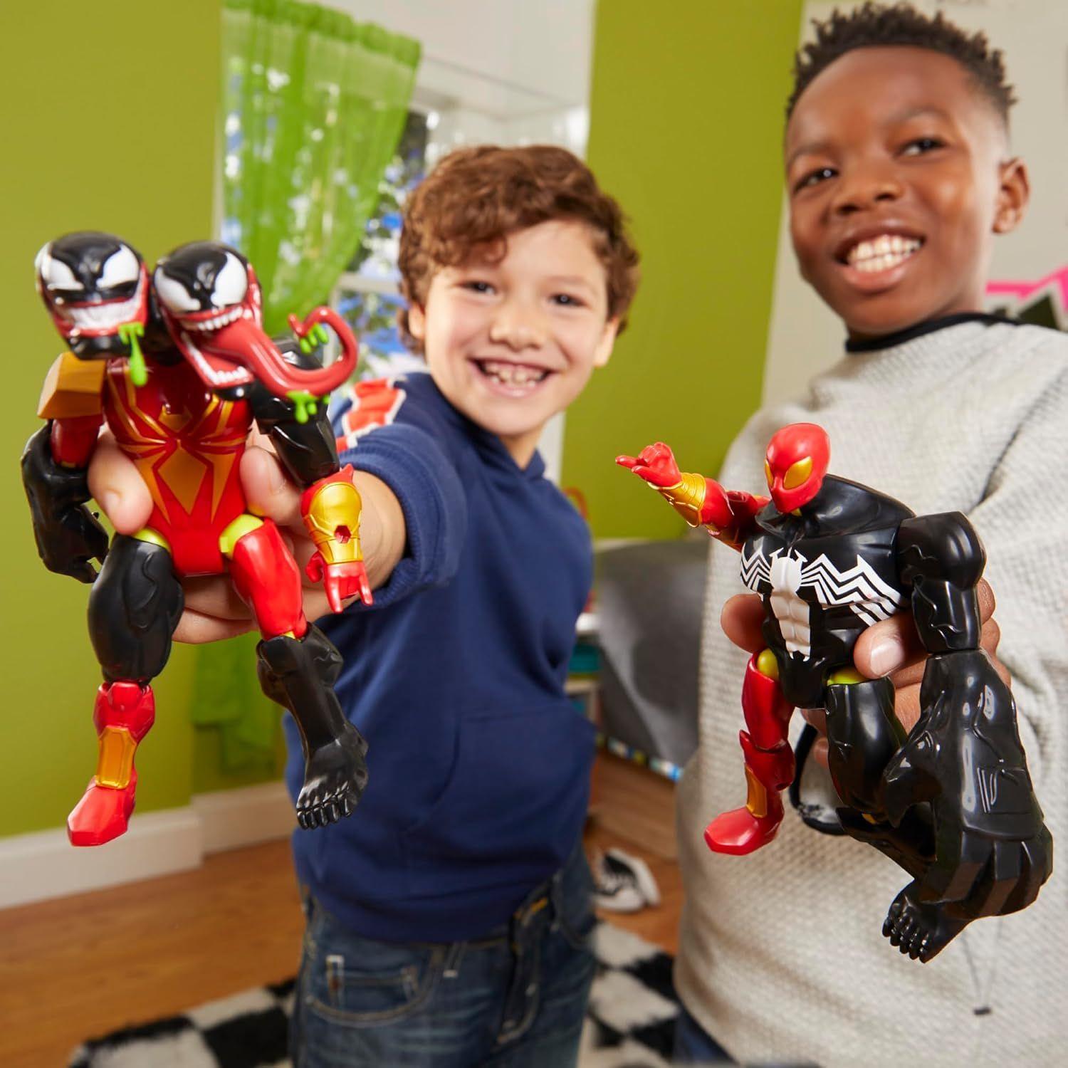Figura Mixmashers Venom Dlx Spider Man Marvel-4