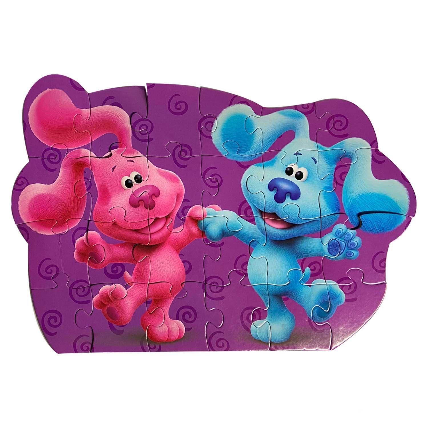 Set 5 Rompecabezas Formas Las Pistas de Blue Clue´s.-3