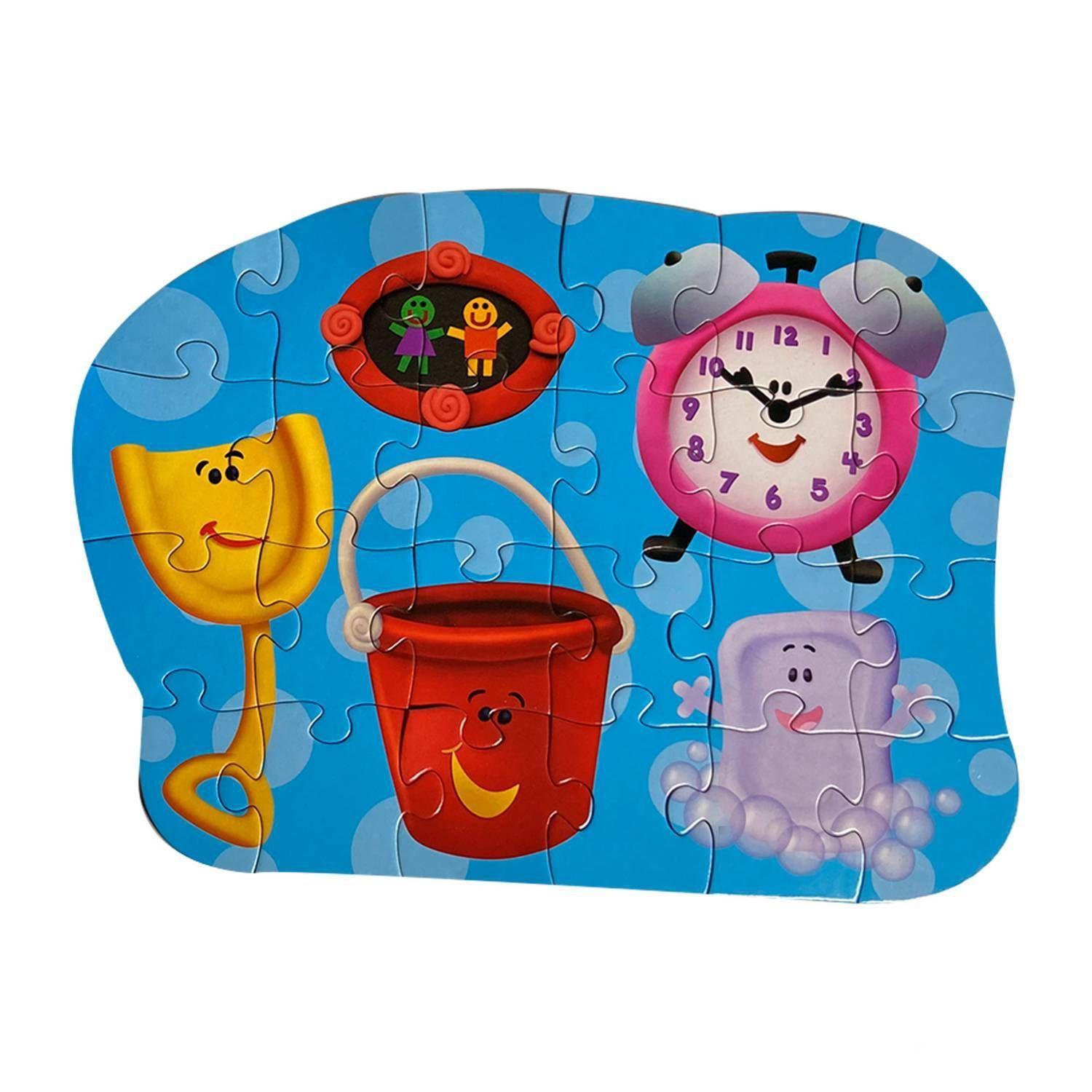 Set 5 Rompecabezas Formas Las Pistas de Blue Clue´s.-4