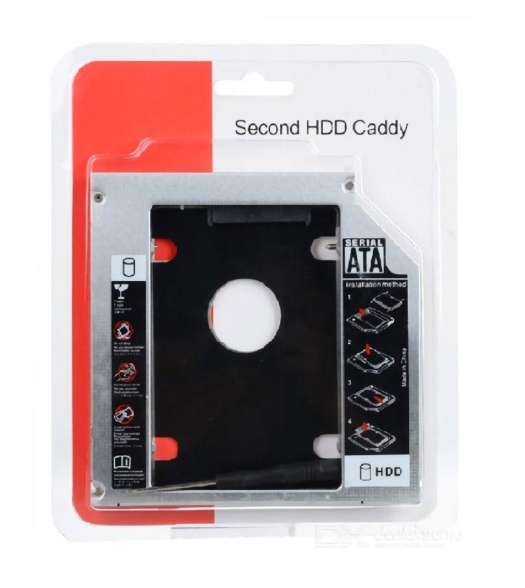 Adaptador Disco 2.5 A Bahía Cd Notebook 12.7mm-0