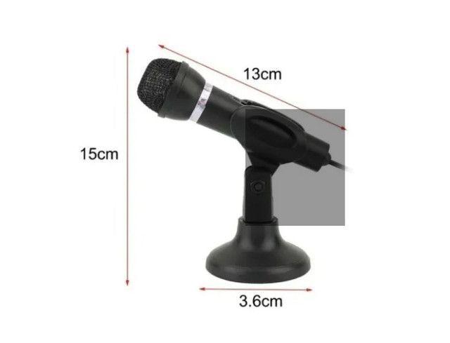 Microfono Plug 3.5 Pc Notebook Con Pedestal Incluido-2