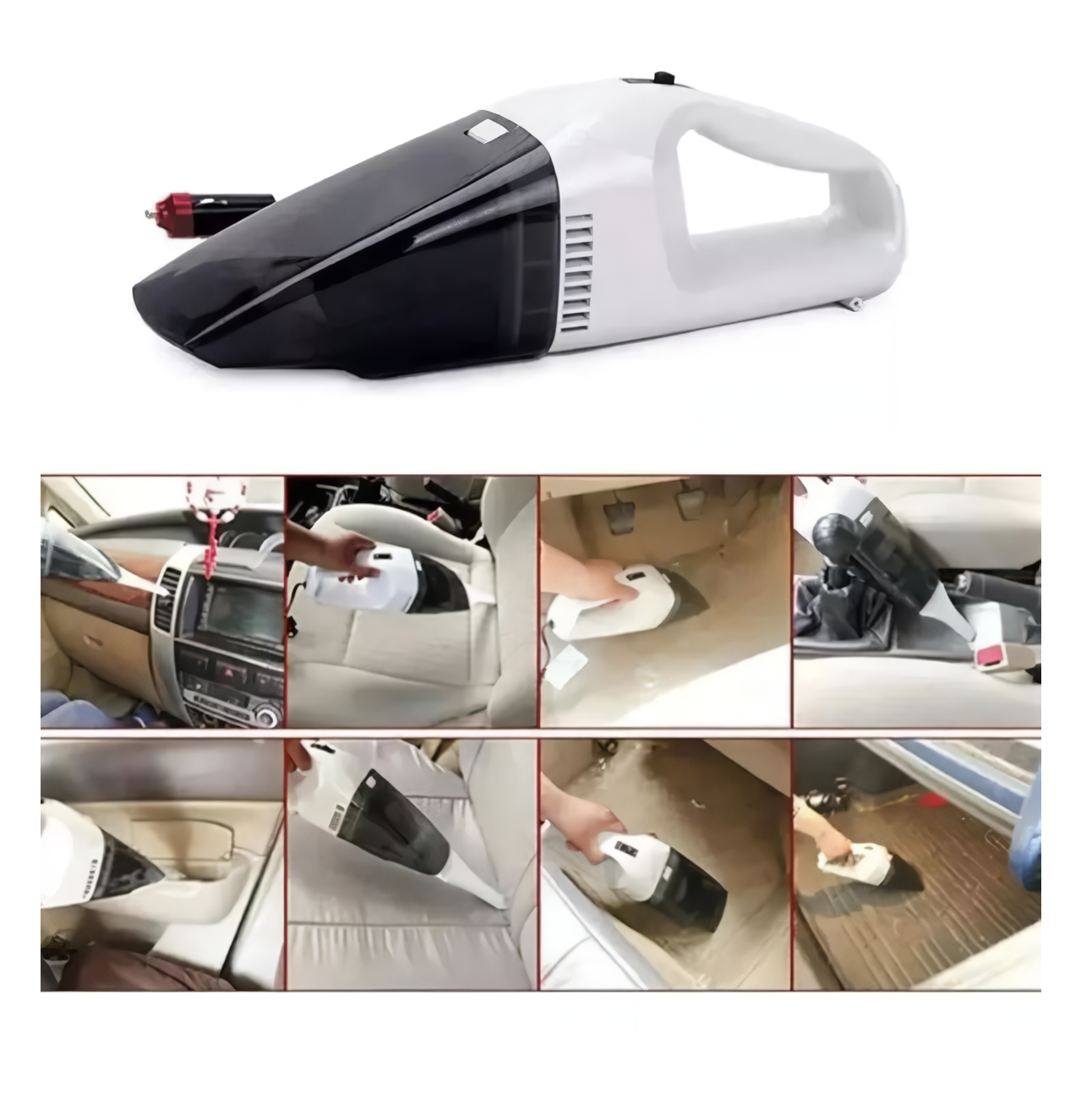 Aspiradora Para Auto Full Vacuum Portátil, 12v 60w Accesorio-4