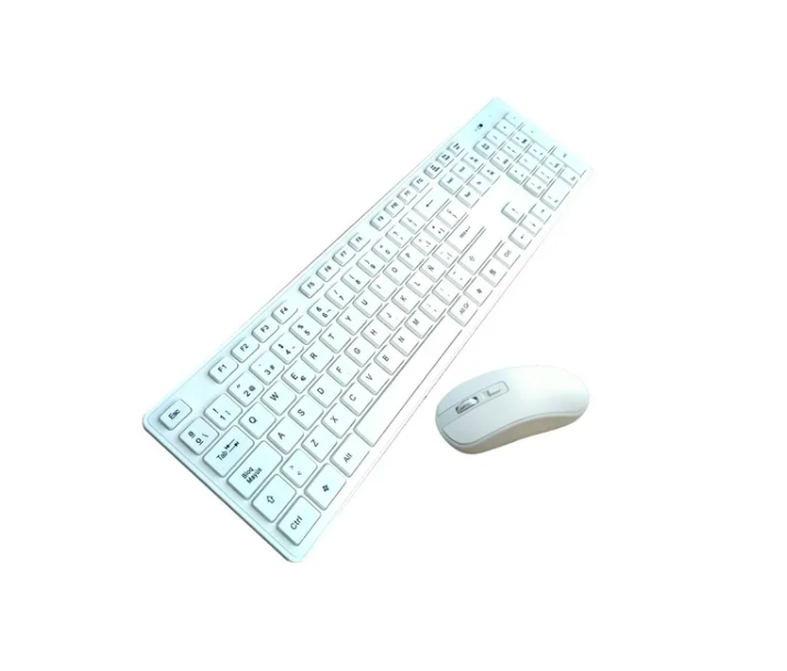 Kit Teclado Inalámbrico - Mouse  2.4g Protector Ultra Slim-0