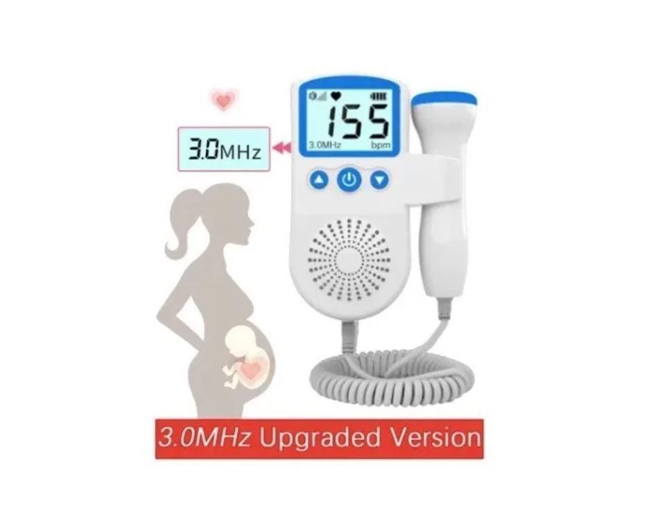 Monitor Doppler Sonar Utrasonico Azul + 2 Gel + Pilas incluido-2