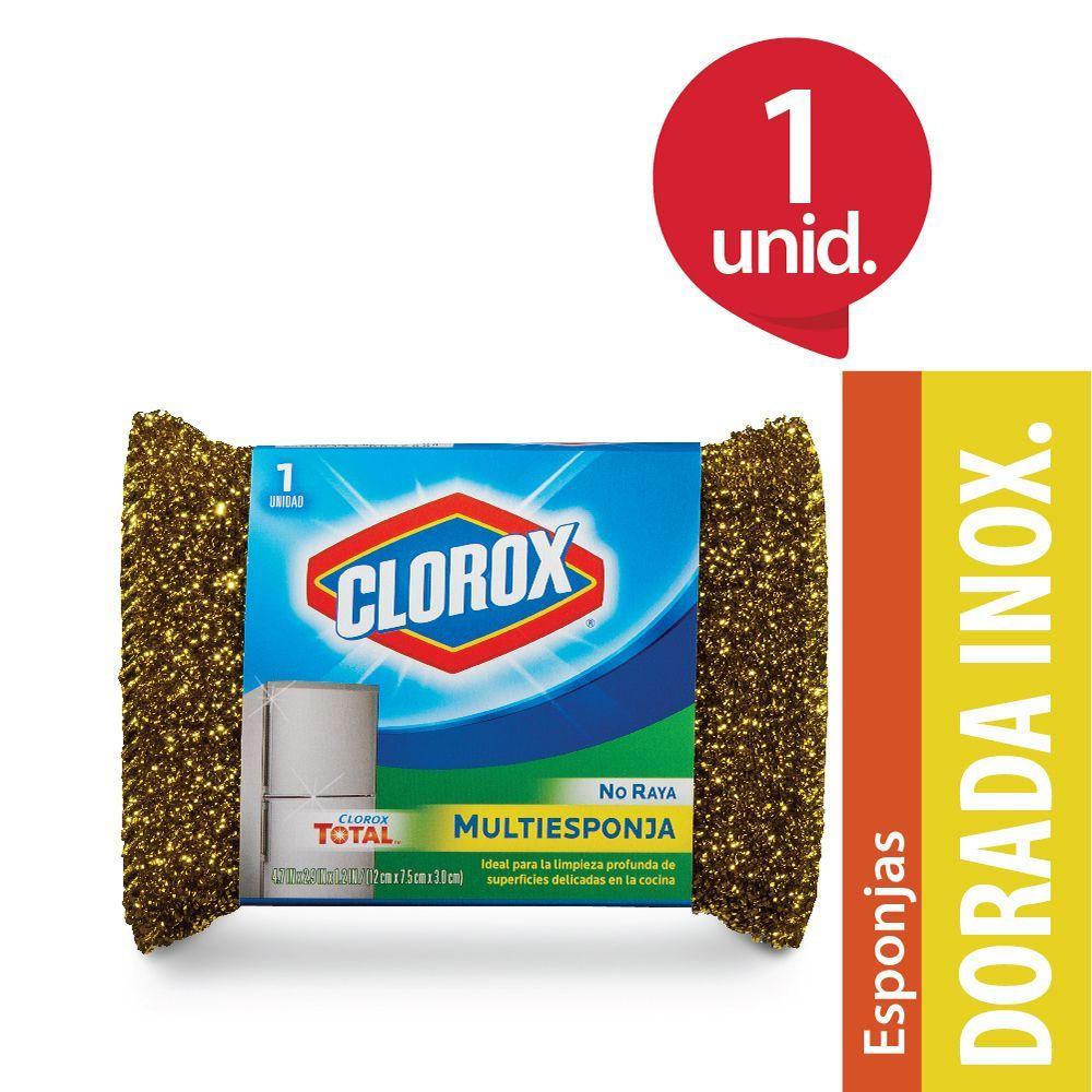 Clorox Esponja Dorada Inoxidable 1 unidad-0