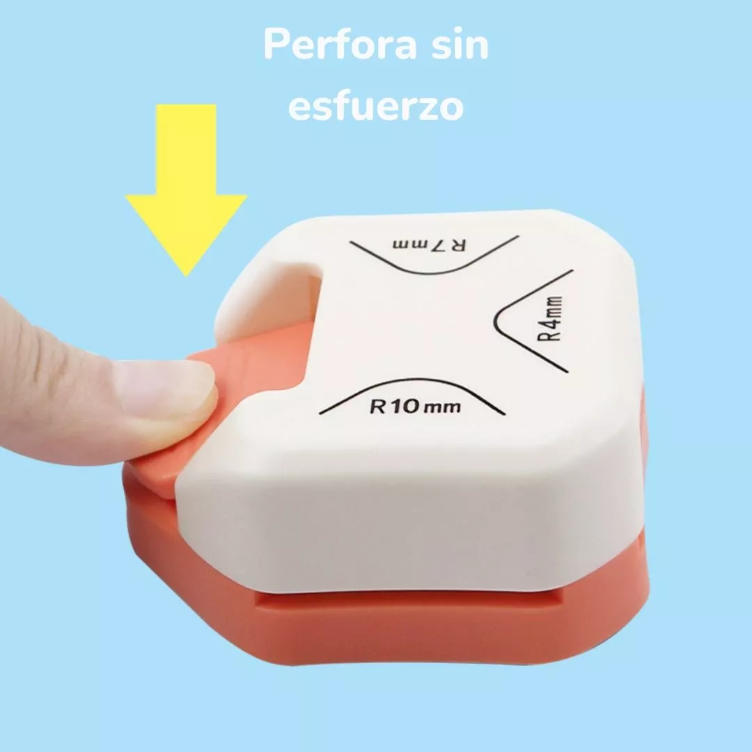 Perforadora Redondeadora De Puntas, 3 Medidas-2