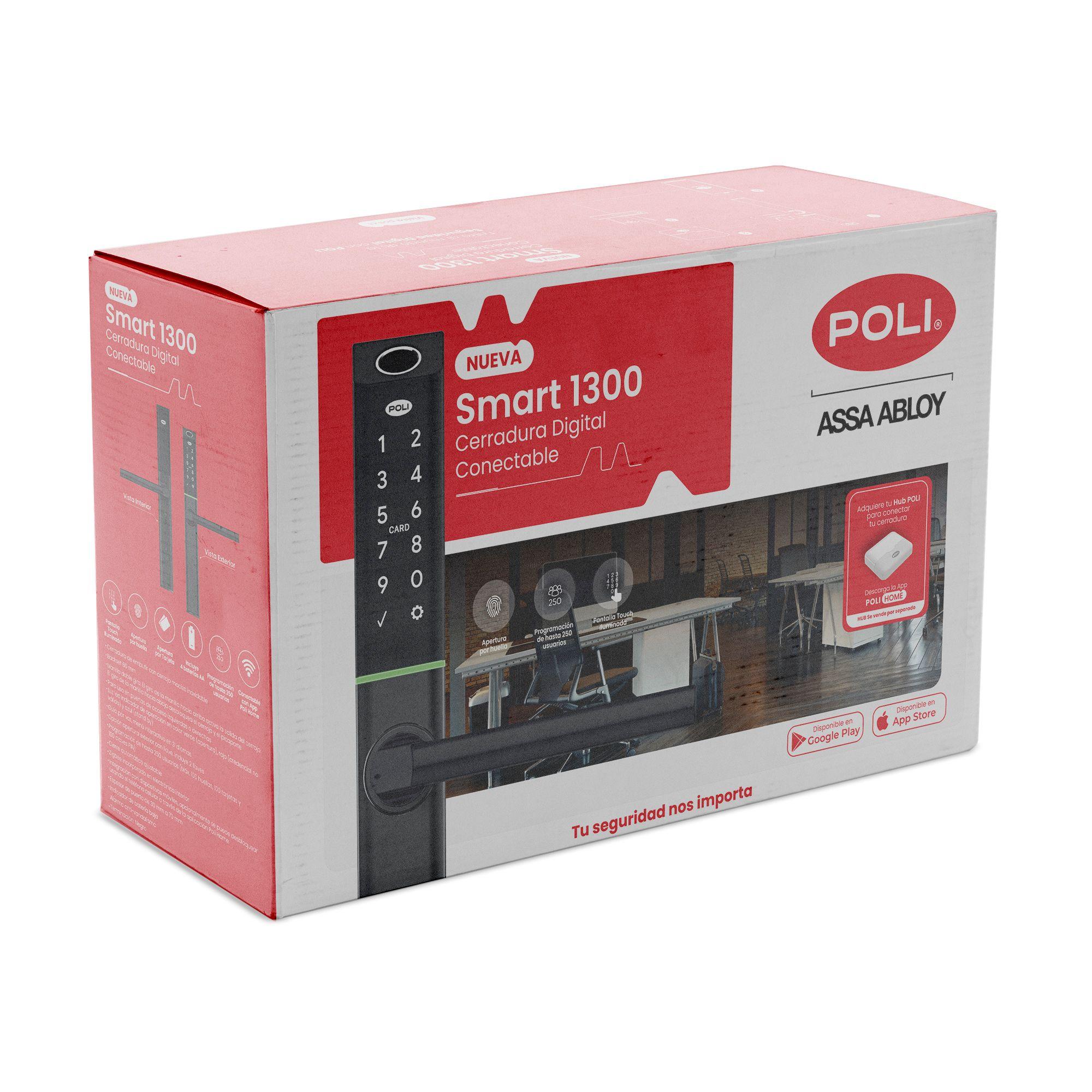 Cerradura Digital Poli Smart 1300 Negro-8