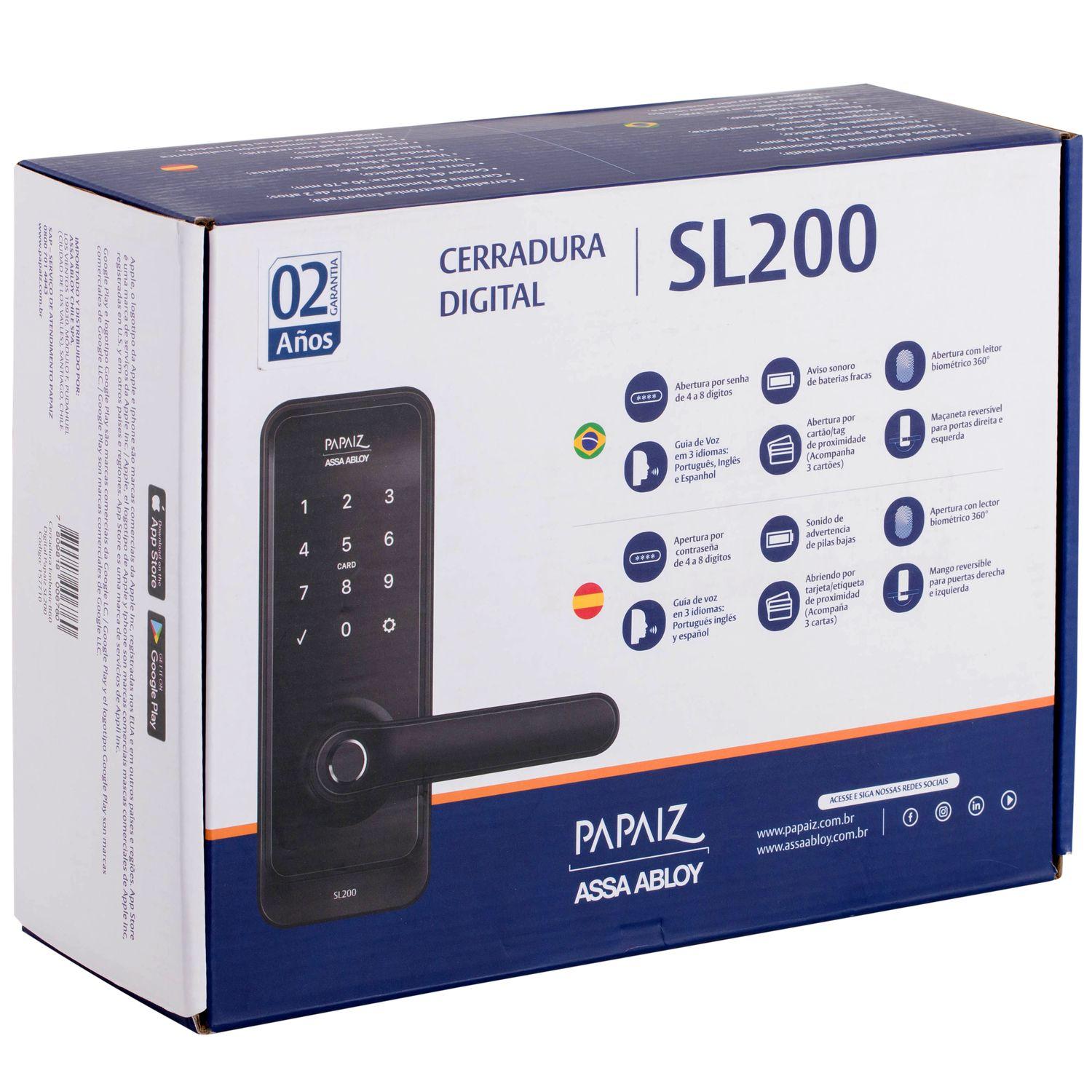 Cerradura Digital SL200 -9