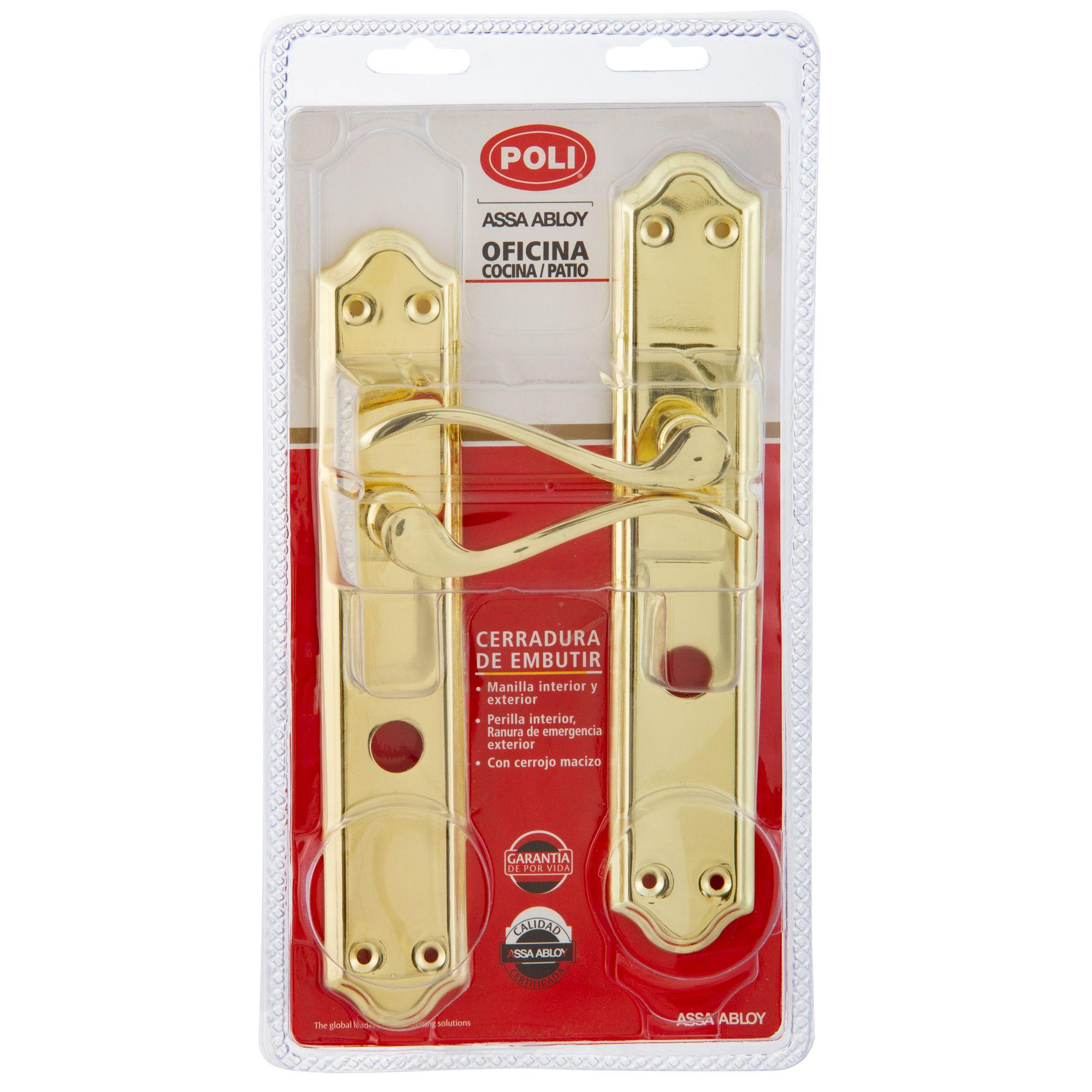 Cerradura Embutida Poli Anna B40 Baño-5