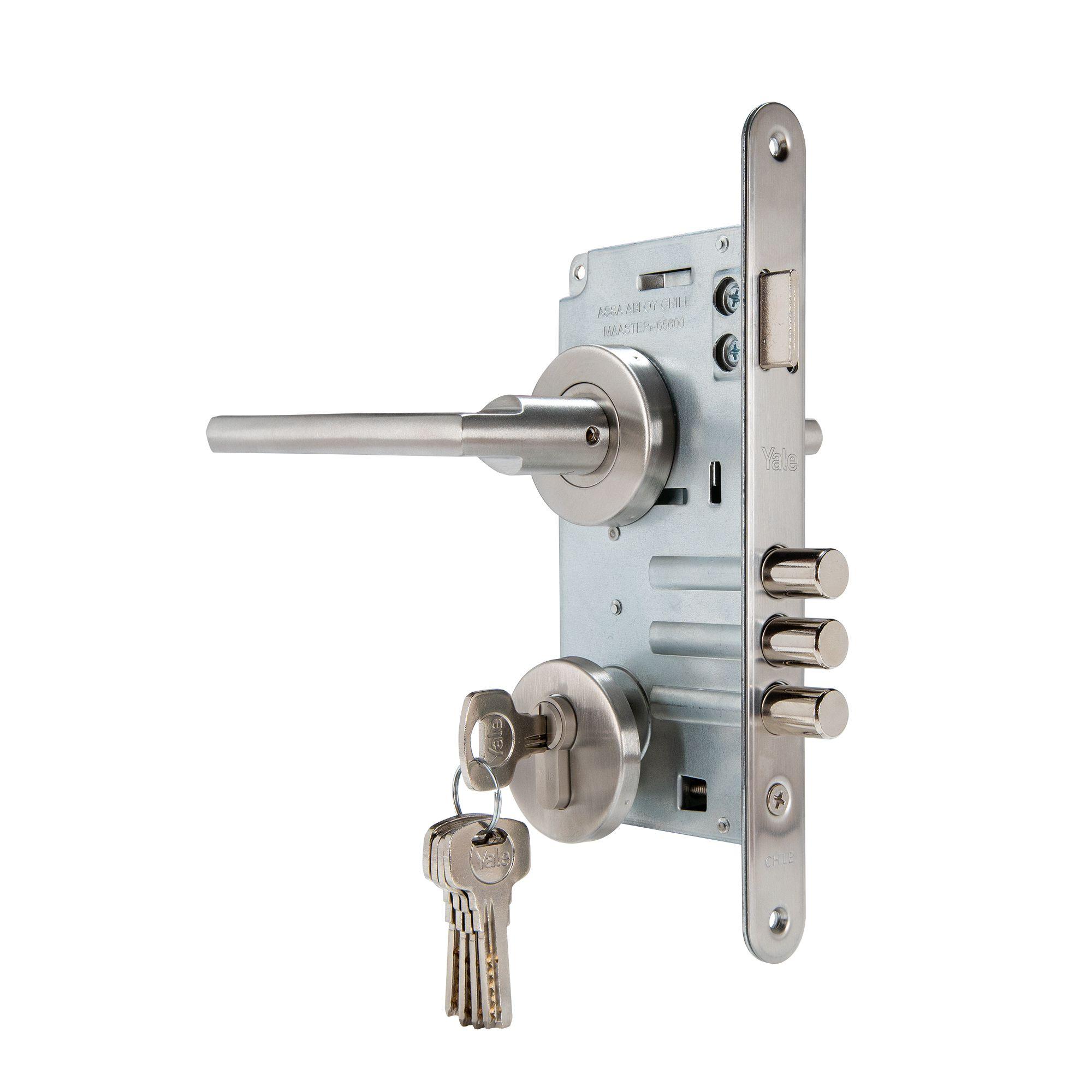 Cerradura Embutida Yale Milano B40 Oficina Dormitorio-2