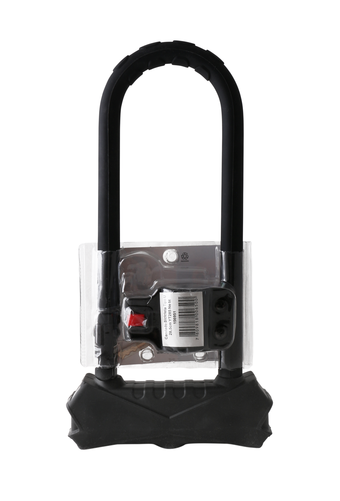 Candado Yale Bicicleta U-Lock 28,5cm Negro-6