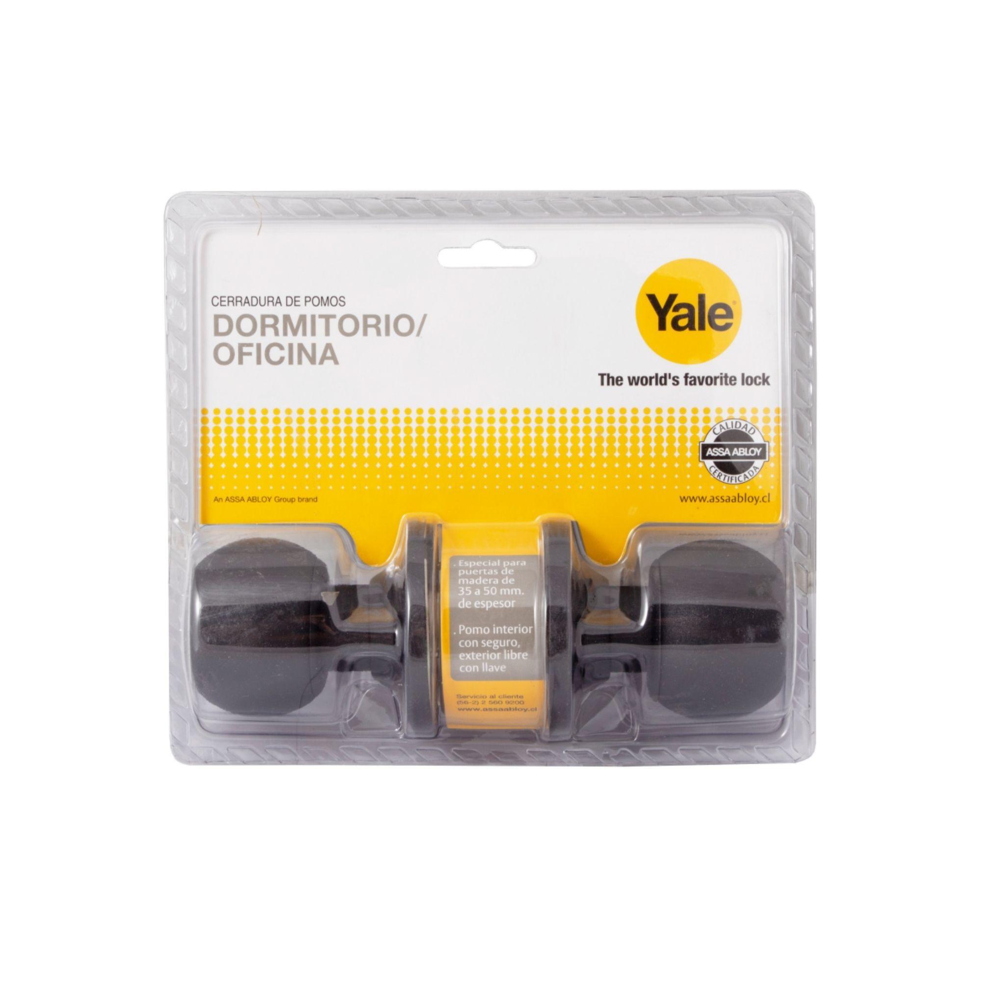 Cerradura Cilíndrica Pomo YALE Oficina-Dormitorio-2