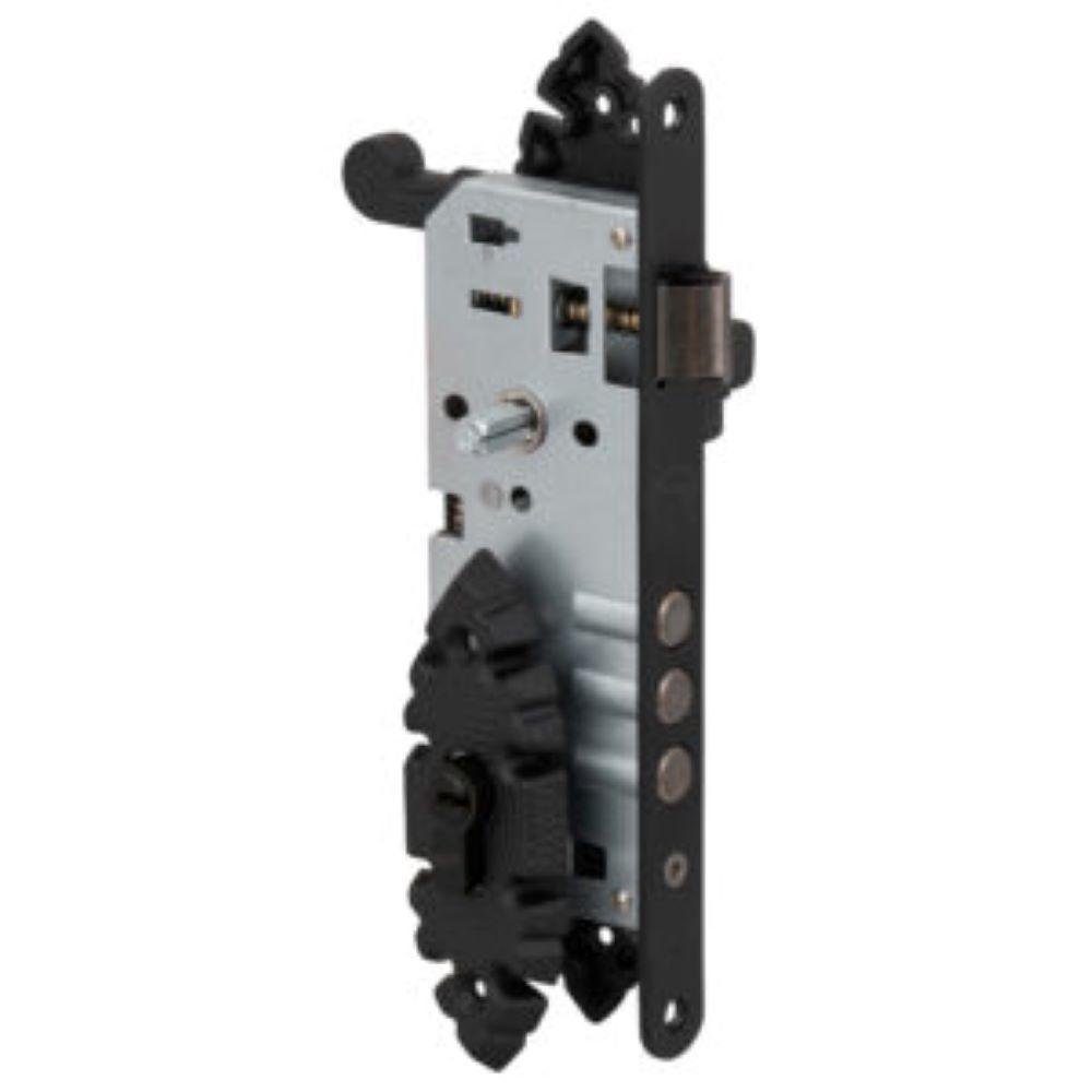 Pack Cerradura Embutida Poli B40 Acceso 1/2 + Cadena rustica-3