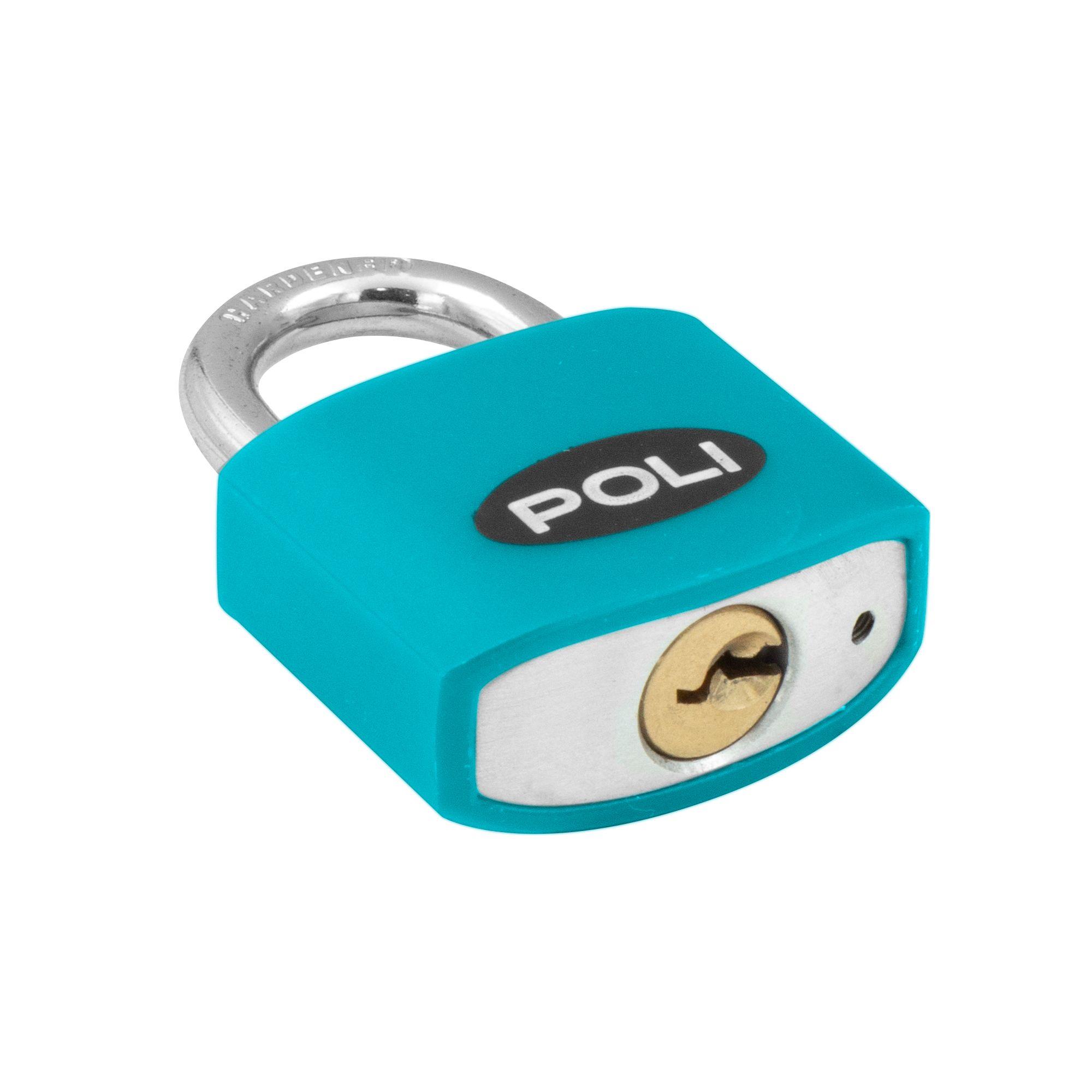 CANDADO POLI POP 32MM CELESTE-2