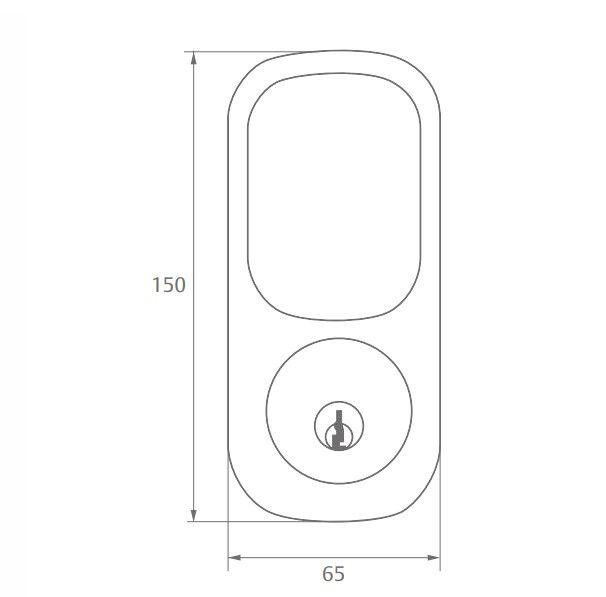 Cerrojo Digital YDD120 Touch Negro-8
