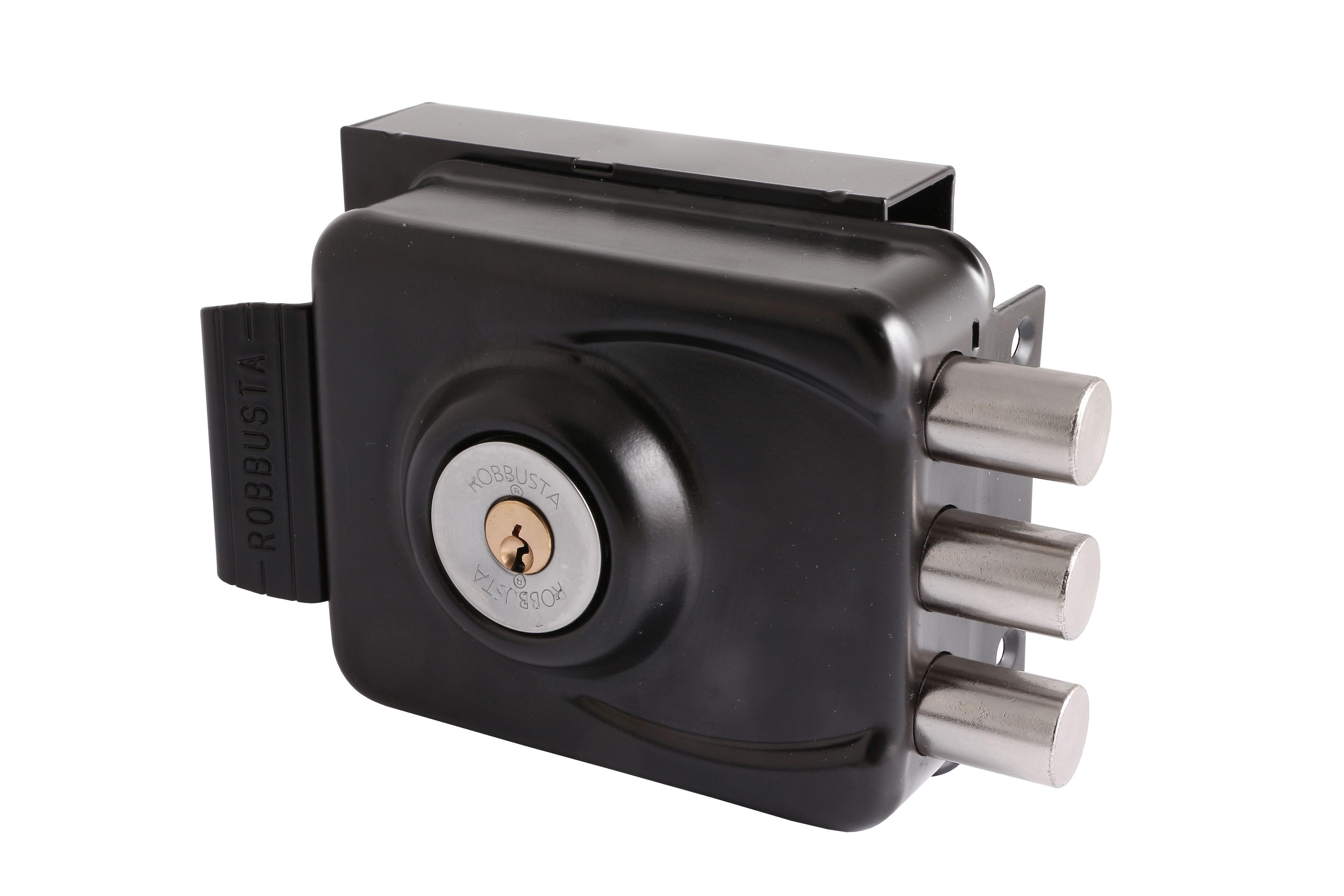 Cerradura Sobreponer Poli Robbusta 7400 B60 3 Pitones - Caja-3