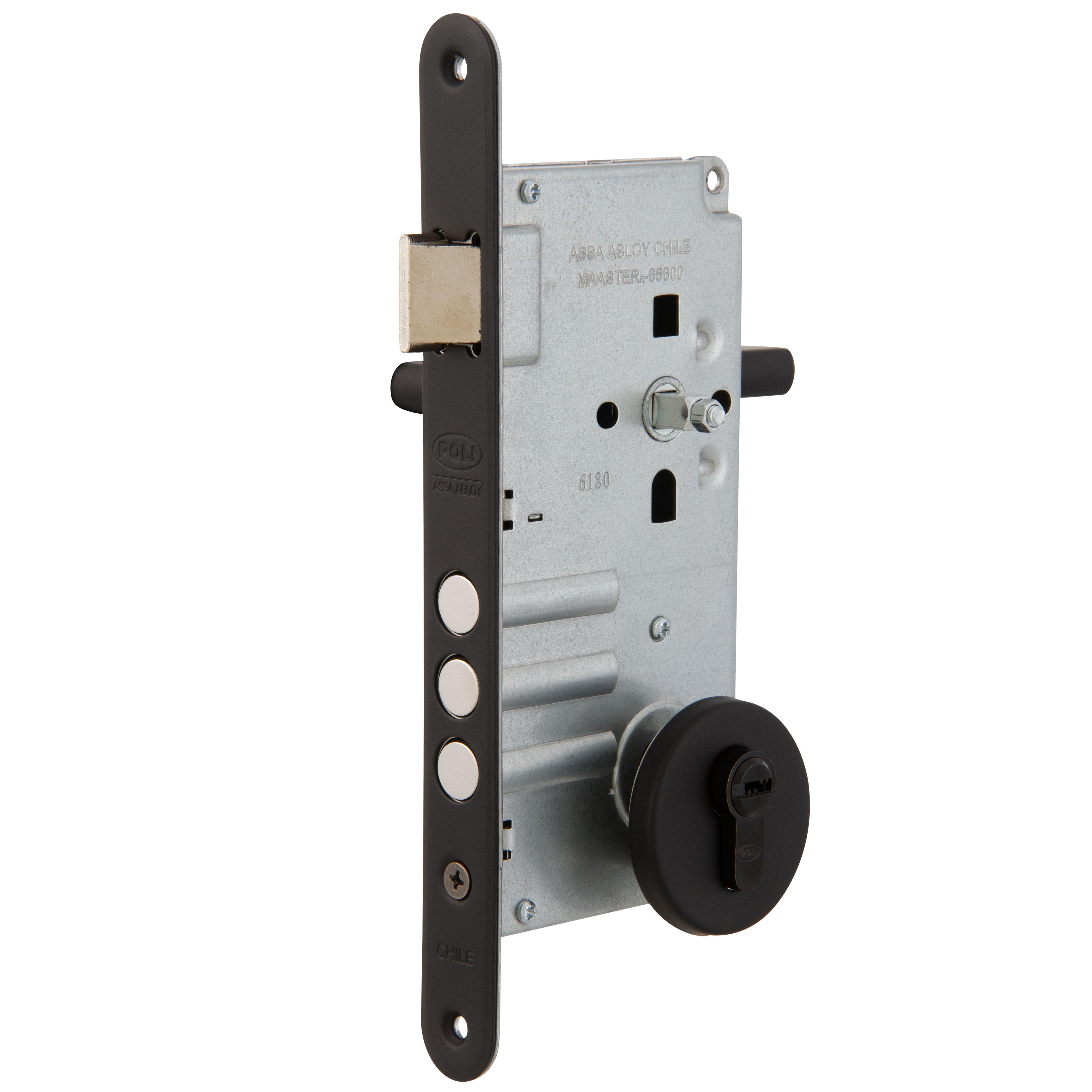 Cerradura Embutida POLI Milano B60 Acceso 1/2 Izquierda-1