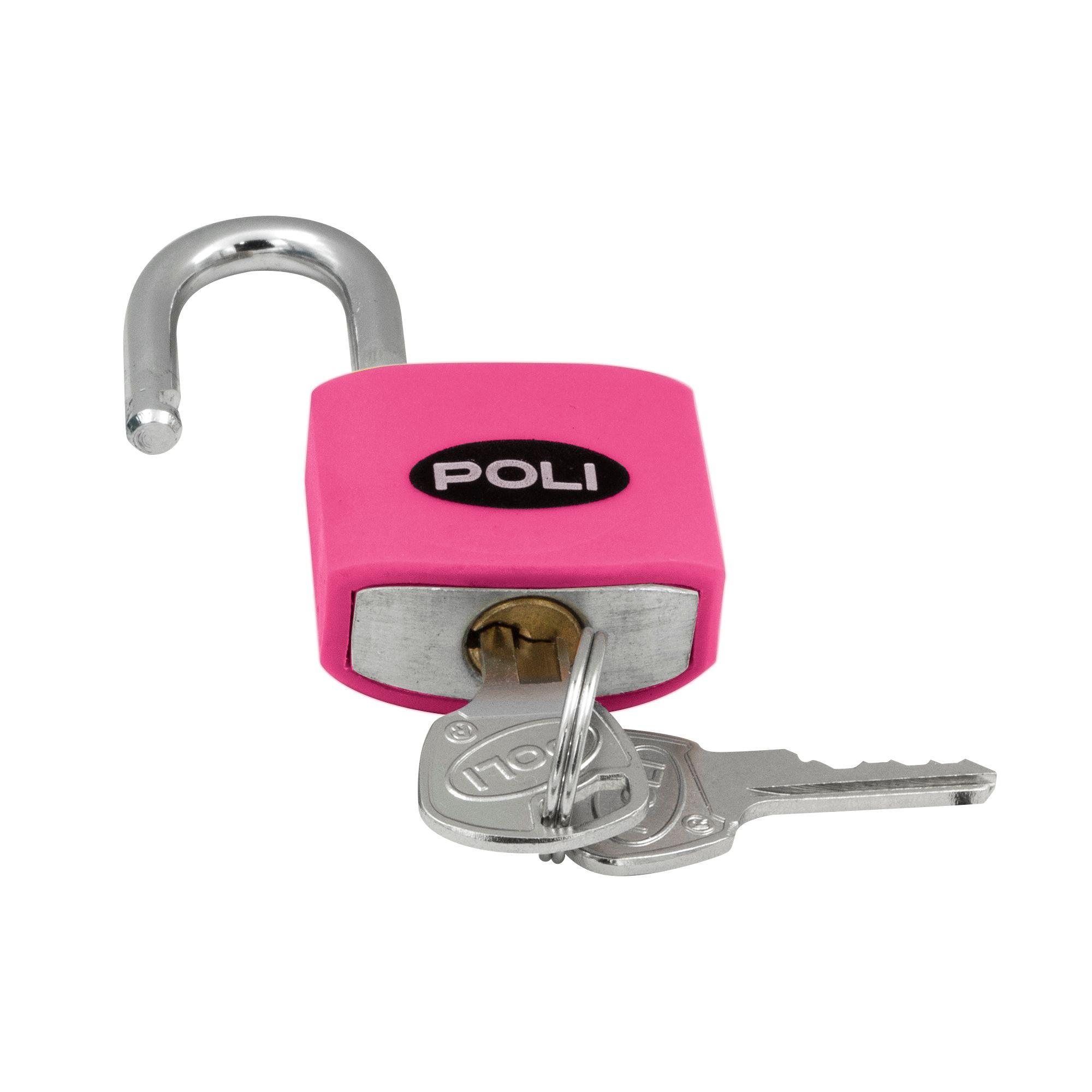 CANDADO POLI POP 32MM FUCSIA-3