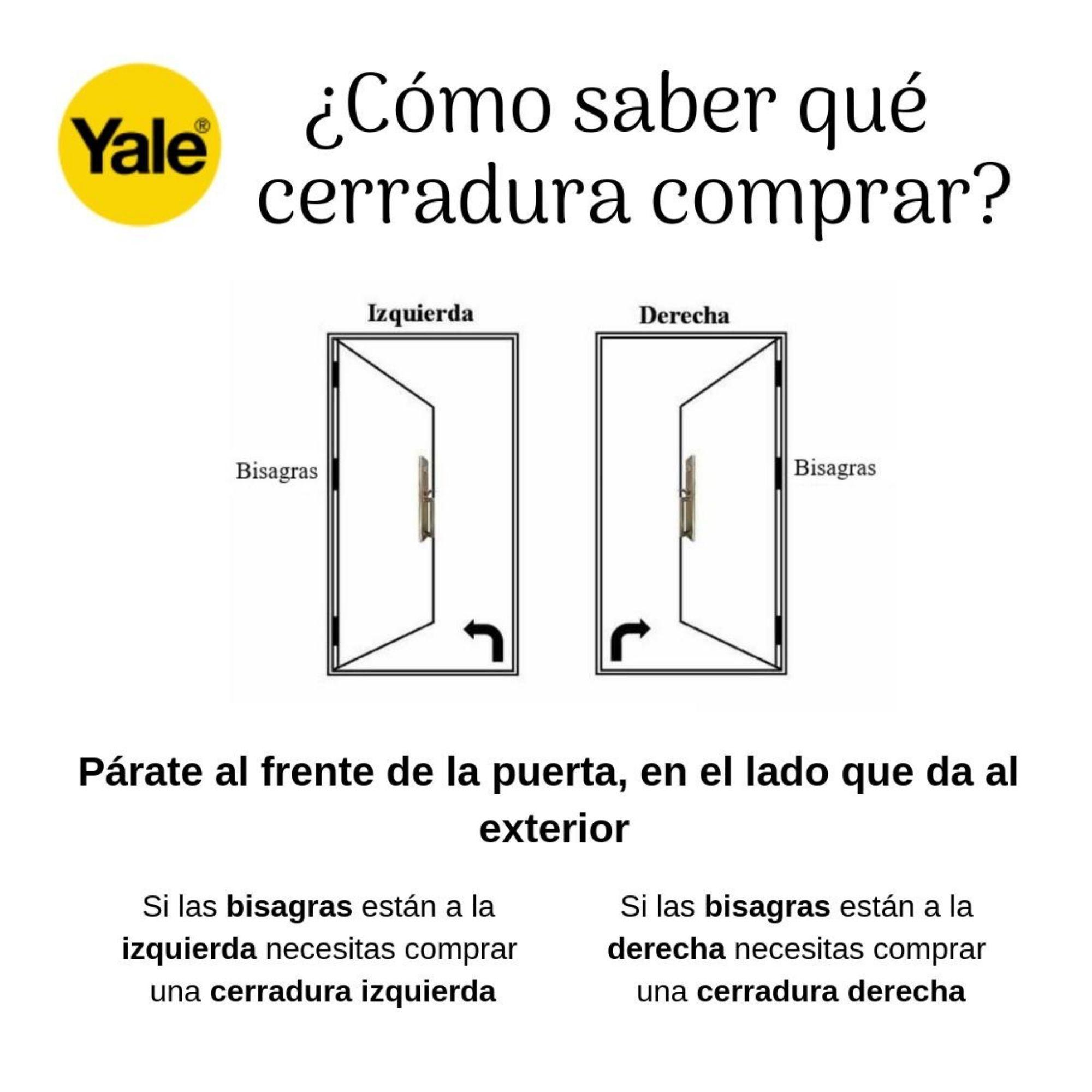 Cerradura Embutida YALE Toscana B60 Acceso derecha-4