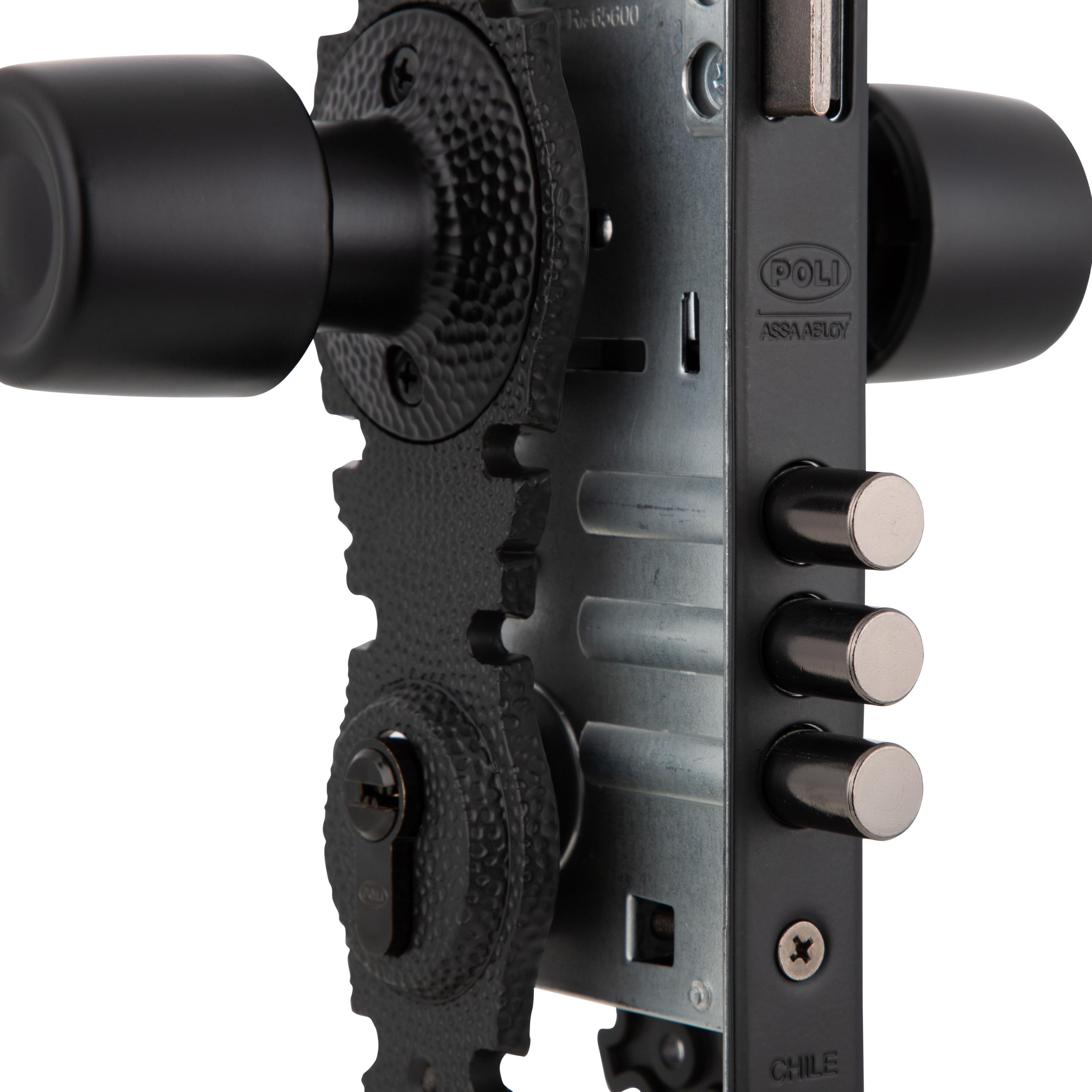 Cerradura Embutida Pomo Urbano Rústica B60 Oficina-4