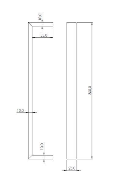Manillón Milano Acceso Yale 36cm + Tope 1/2 Luna Inoxidable-5