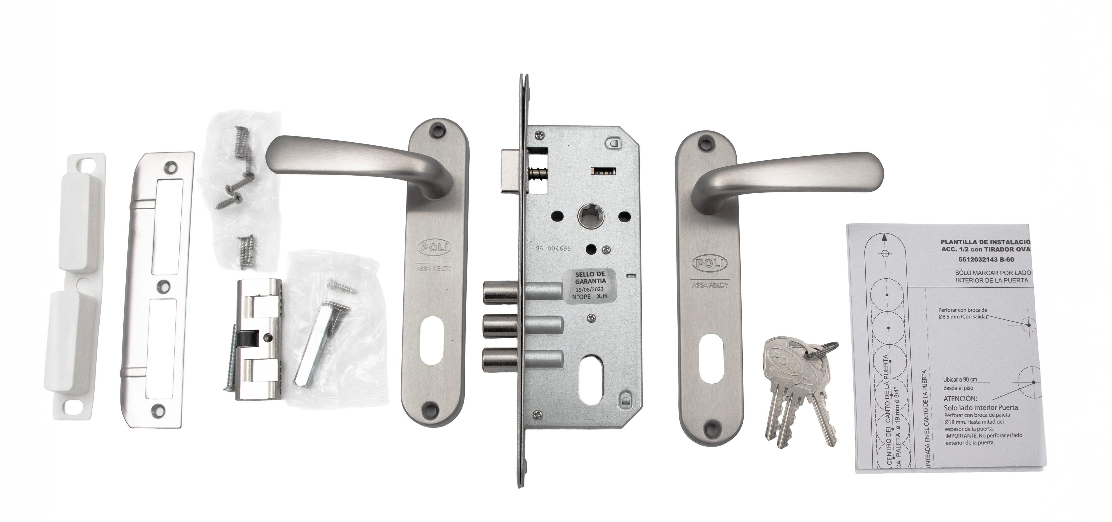 Cerradura Embutida Poli Futura B40 Oficina-4