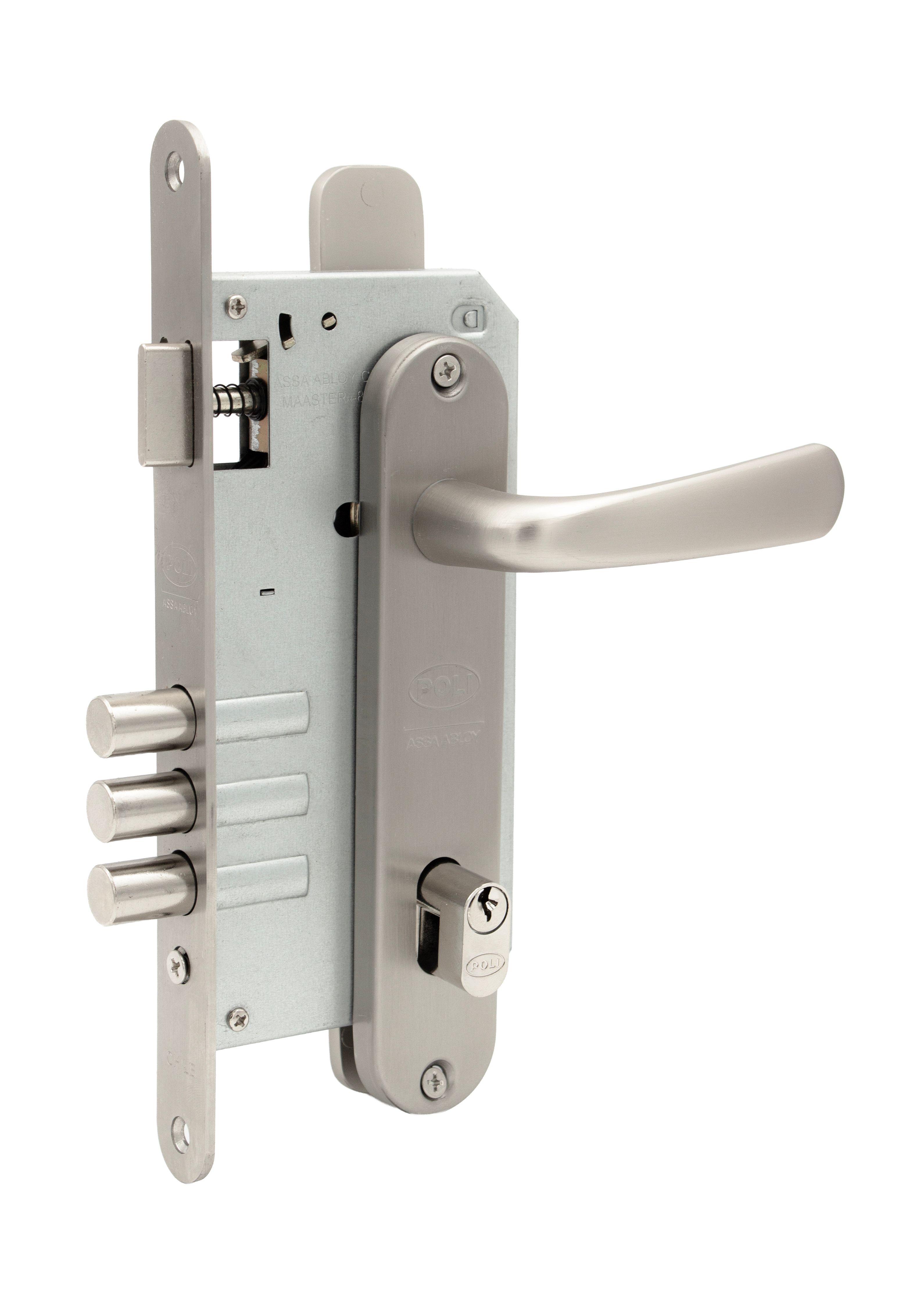 Cerradura Embutida Poli Futura B60 Acceso 1/2 Tirador-2