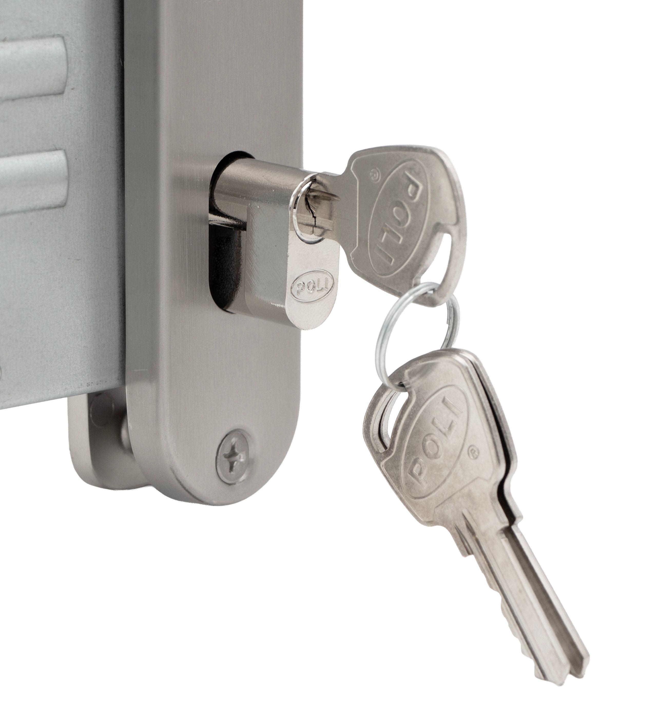 Cerradura Embutida Poli Futura B60 Acceso 1/2 Tirador-4