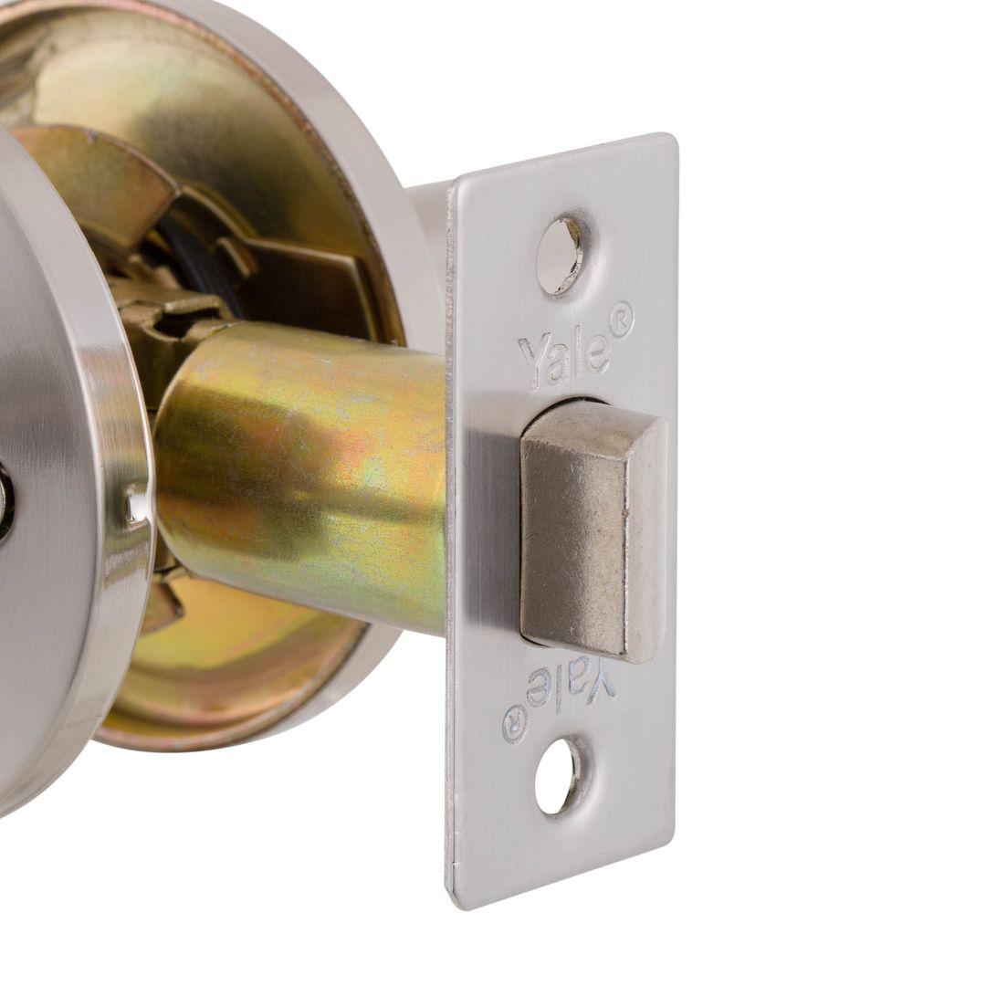 Cerradura Tubular Milano Yale Baño/Dormitorio Níquel-4